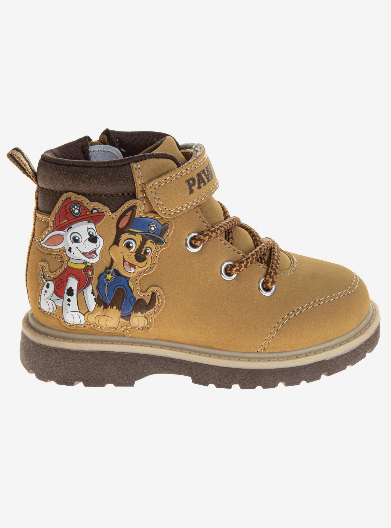 Paw Patrol Hook & Loop Toddler & Boys Casual Boots, BROWN, alternate