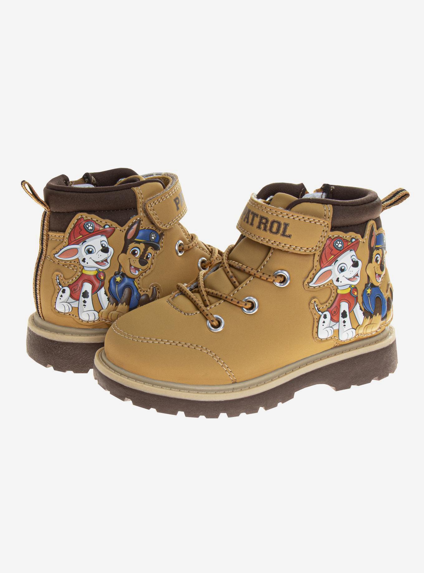 Paw Patrol Hook & Loop Toddler & Boys Casual Boots, BROWN, alternate