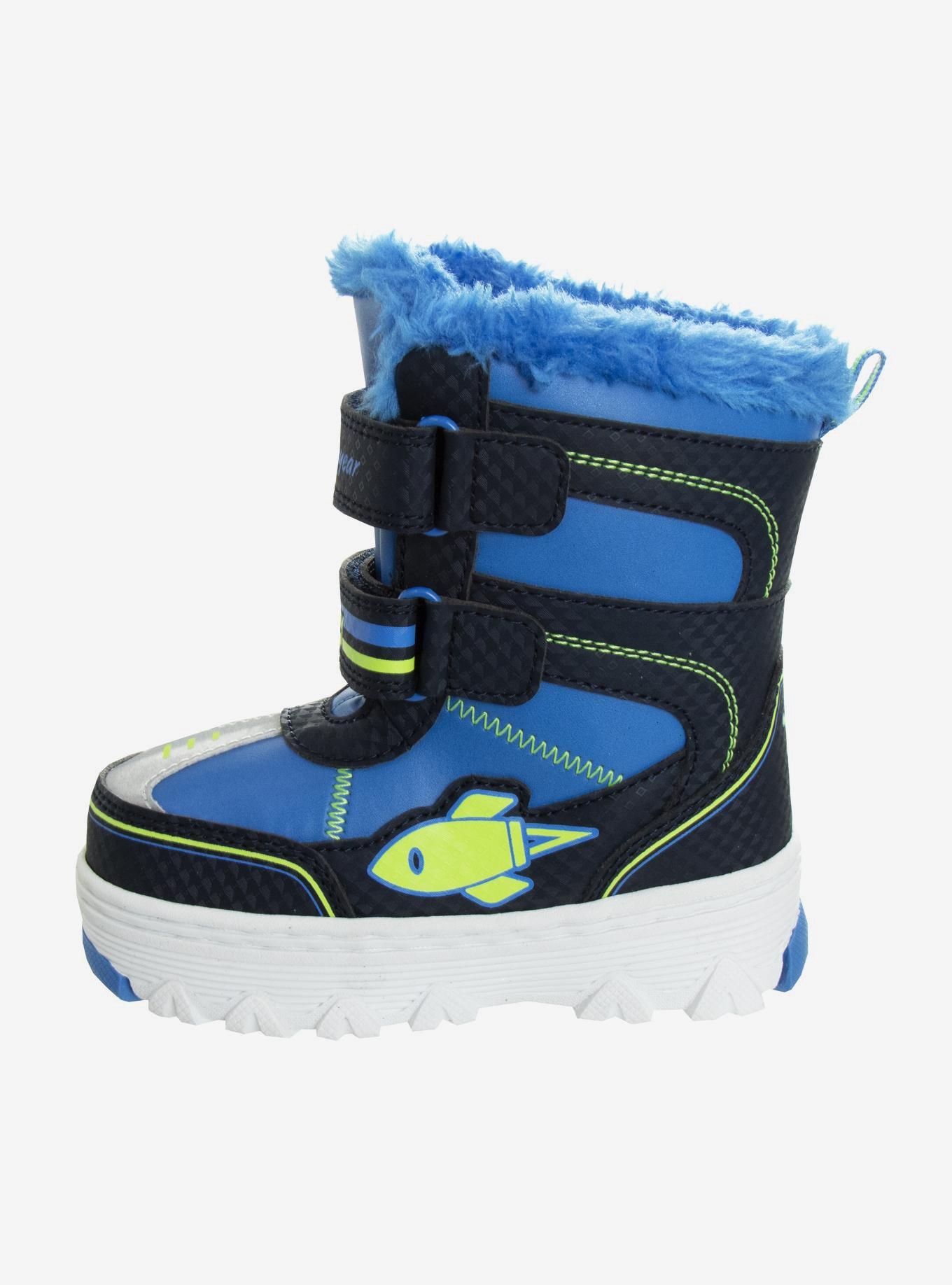 Disney Pixar Toy Story Toddler & Boys Snow Boots, BLUE, alternate