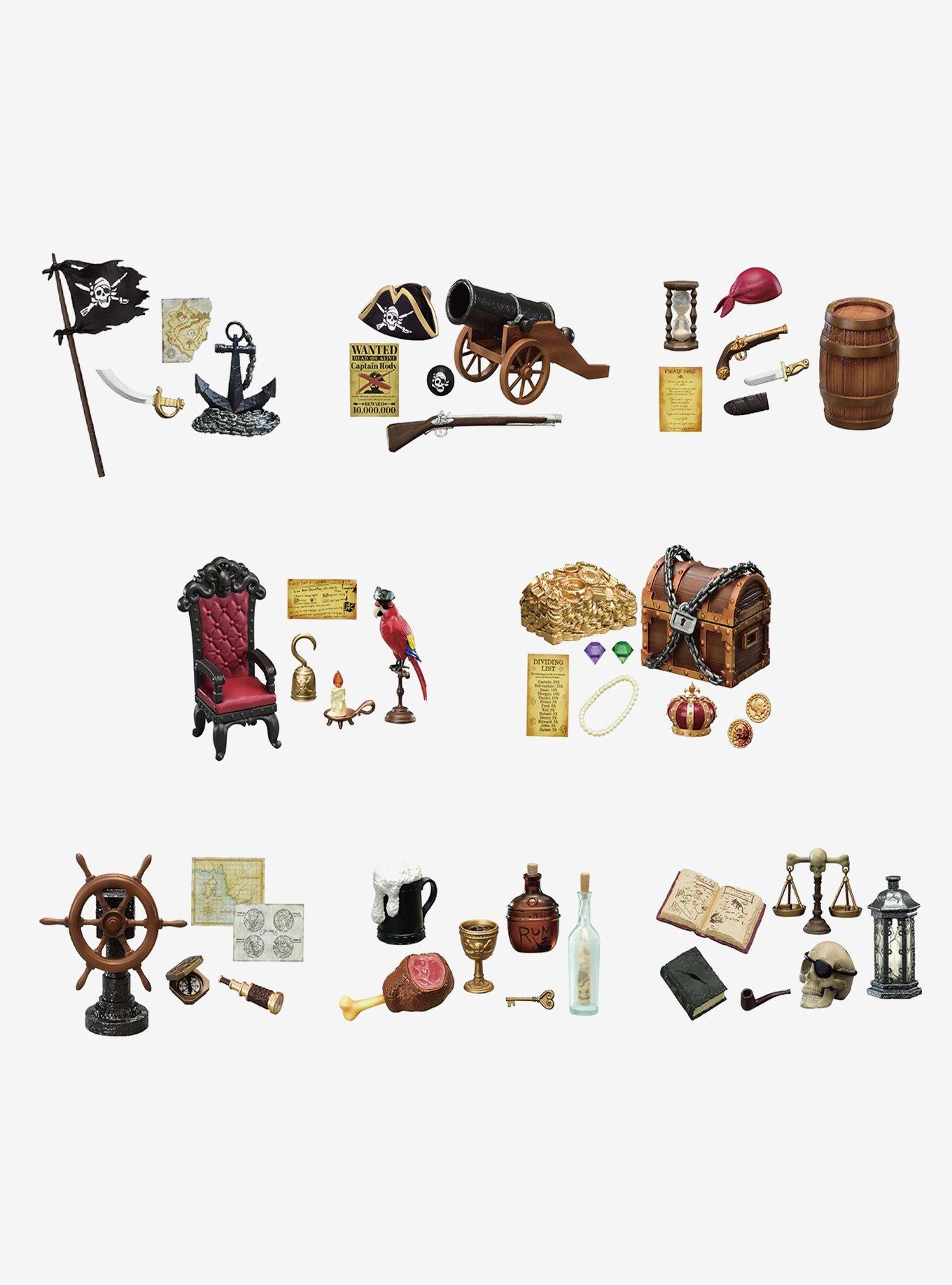Re-Ment Captain & Pirates Figure Set Blind Box Set, , hi-res