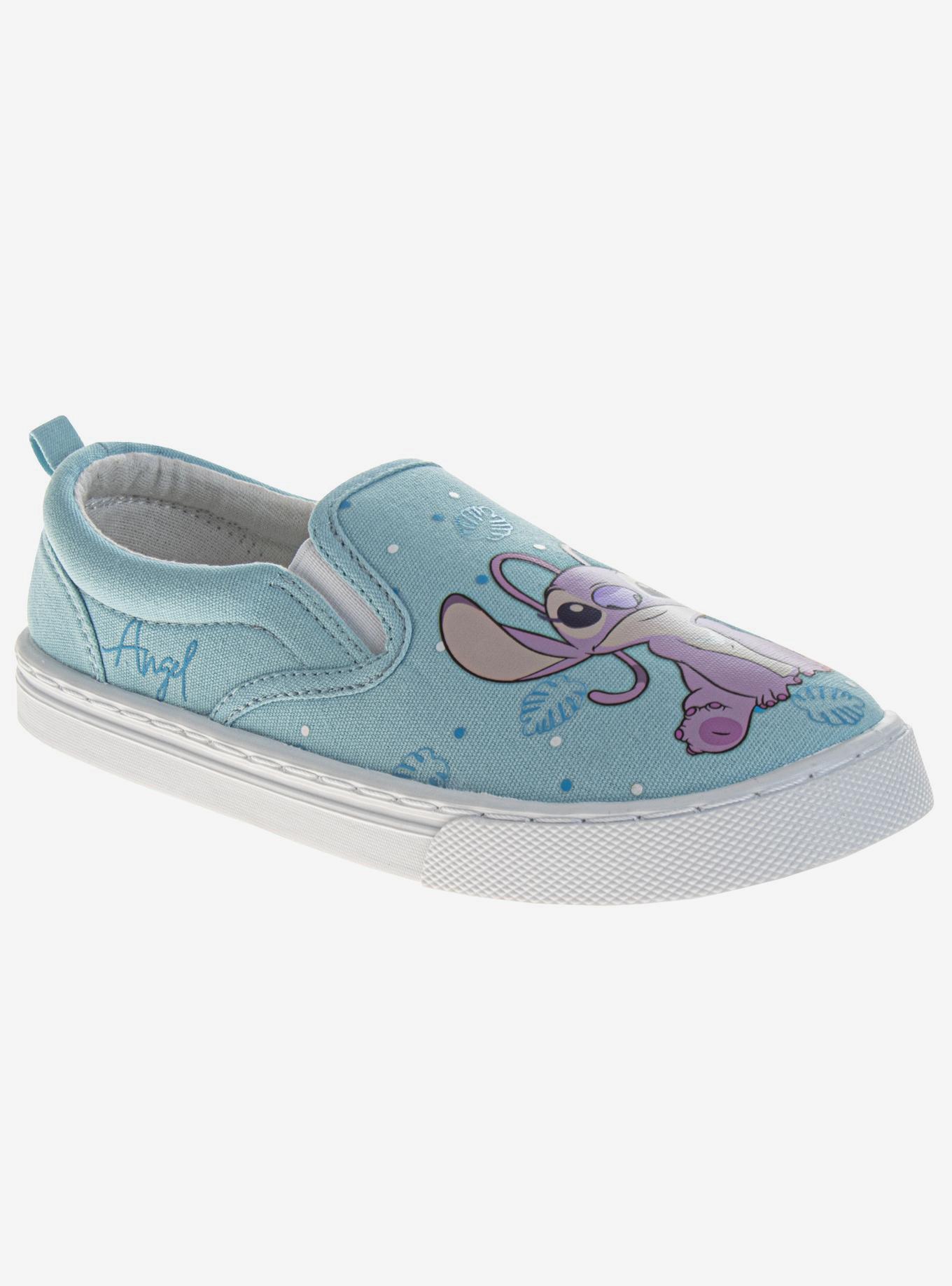 Disney Lilo & Stitch Angel and Little Kids Big Canvas Sneakers