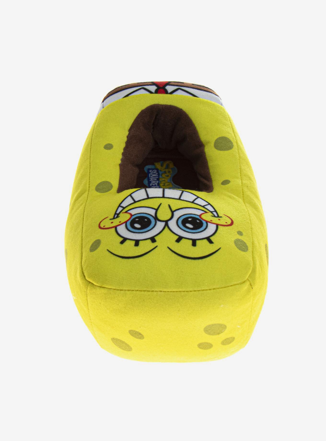 SpongeBob SquarePants Little Kids Dual Sizes Slippers, BRIGHT YELLOW, alternate