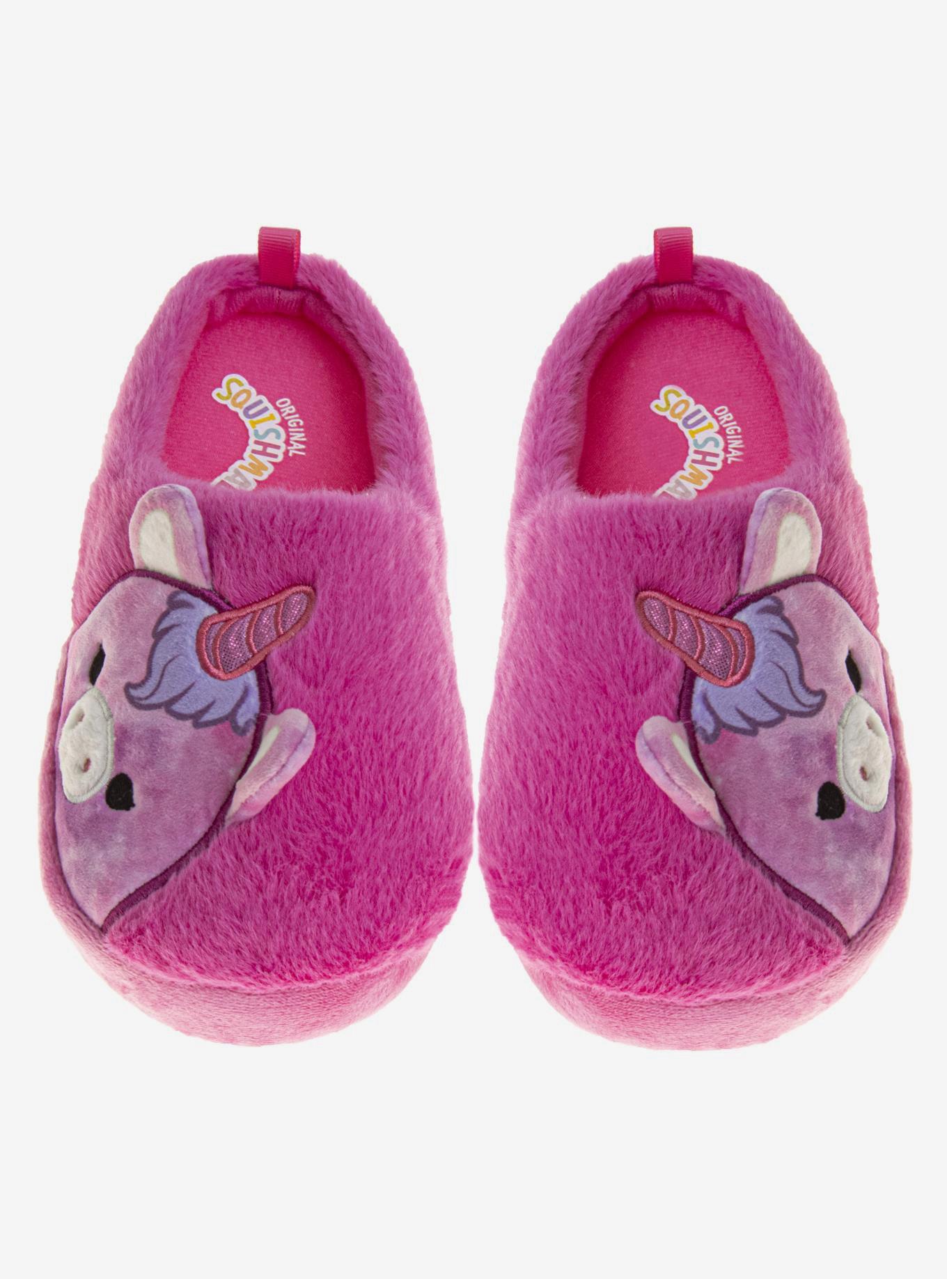 Squishmallows Lola The Unicorn Girls Slippers, PINK, alternate