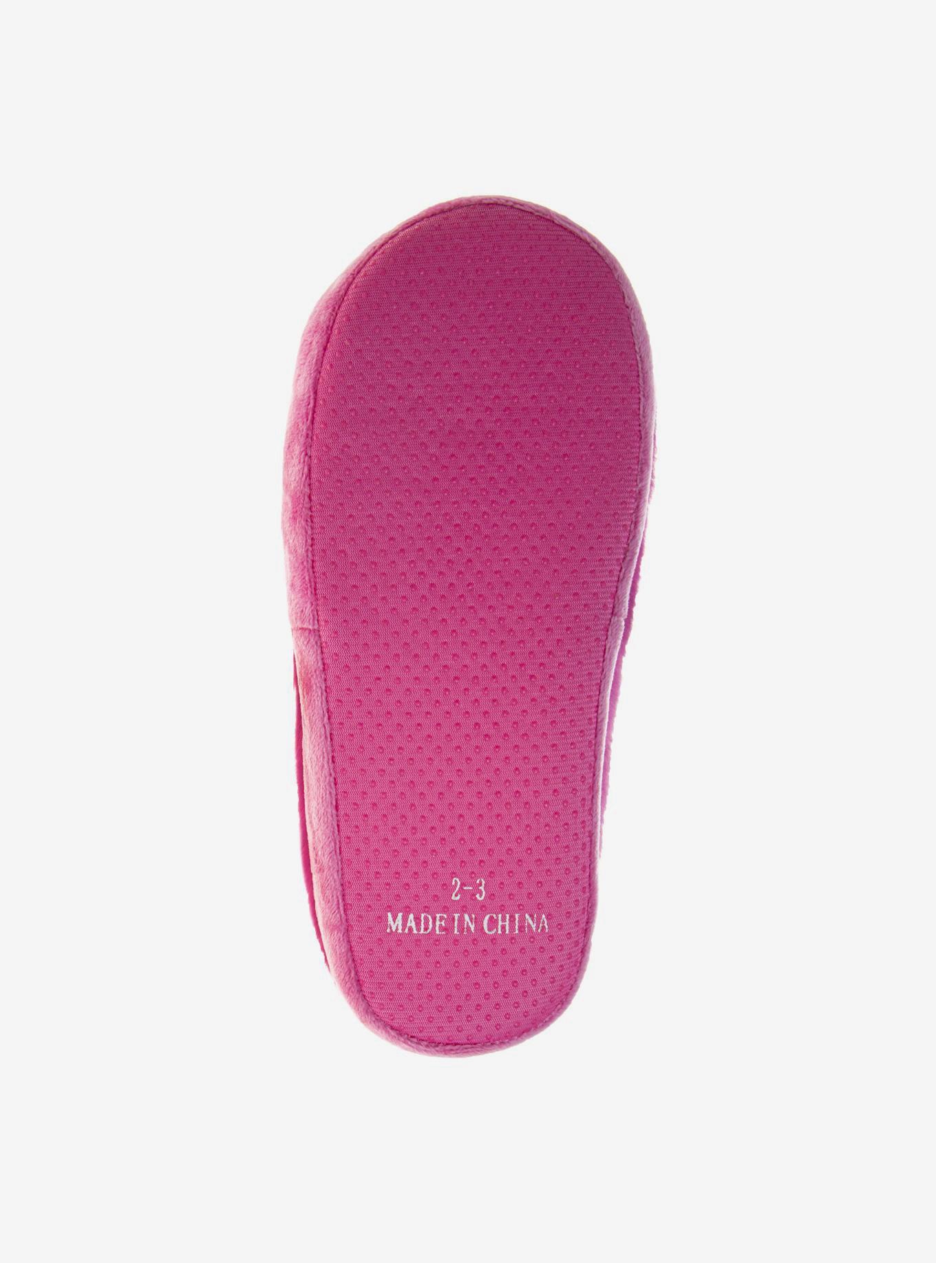 Squishmallows Lola The Unicorn Girls Slippers, PINK, alternate