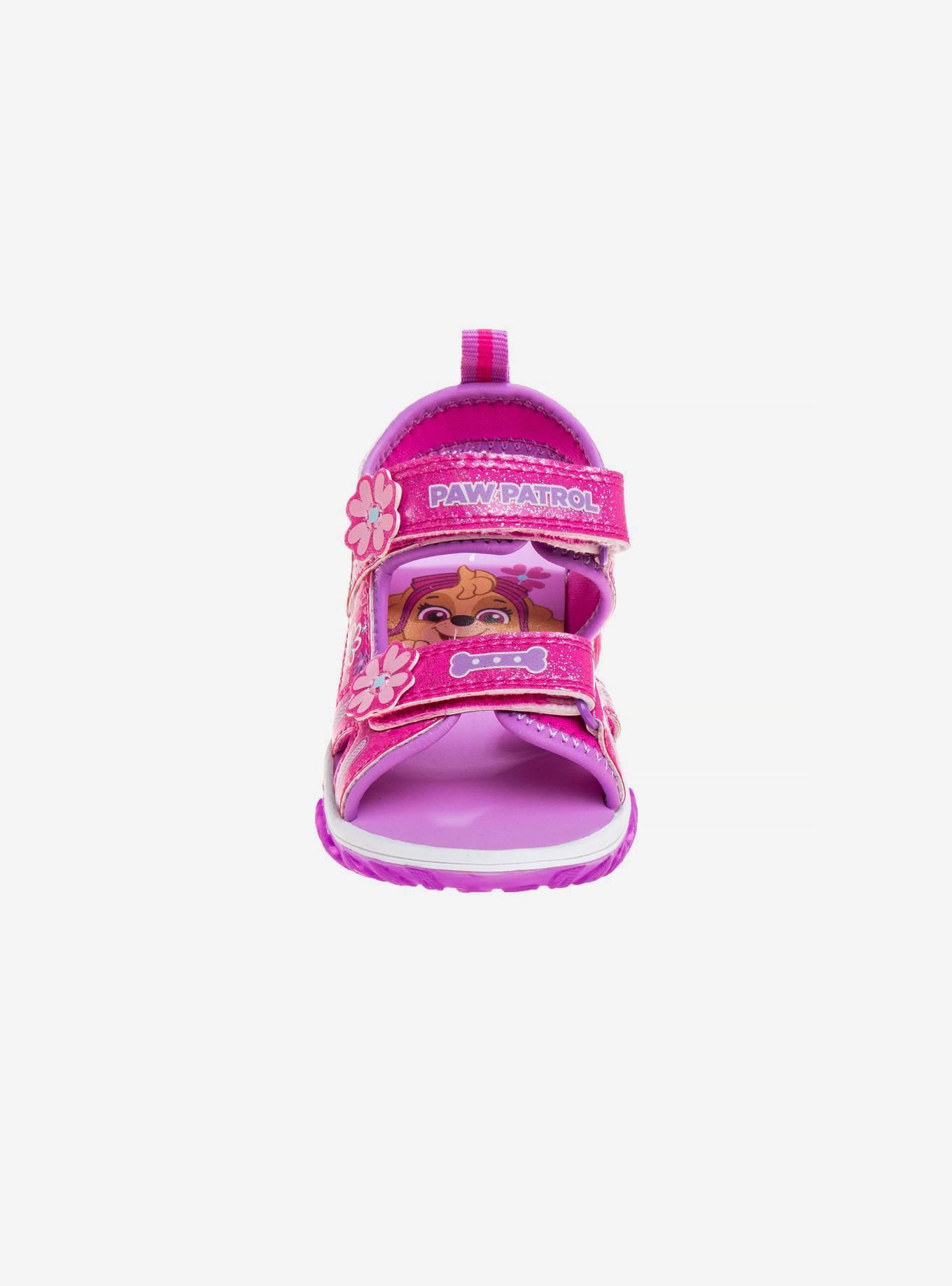 Paw Patrol Double Hook & Loop Girls Open Toe Sport Sandals, PINK, alternate