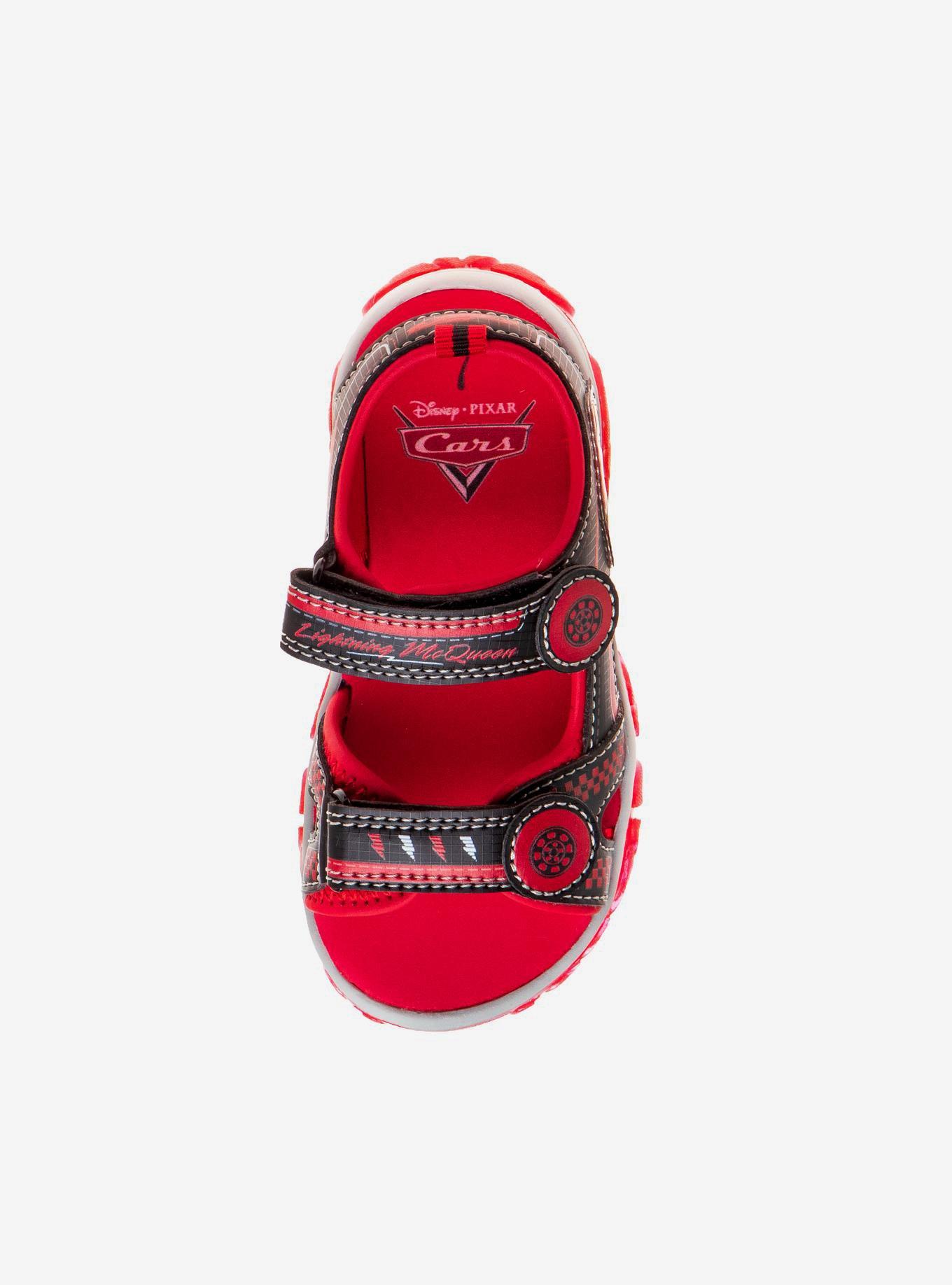 Disney Pixar Cars Hook & Loop Boys Open Toe Sport Sandals, BLACK, alternate