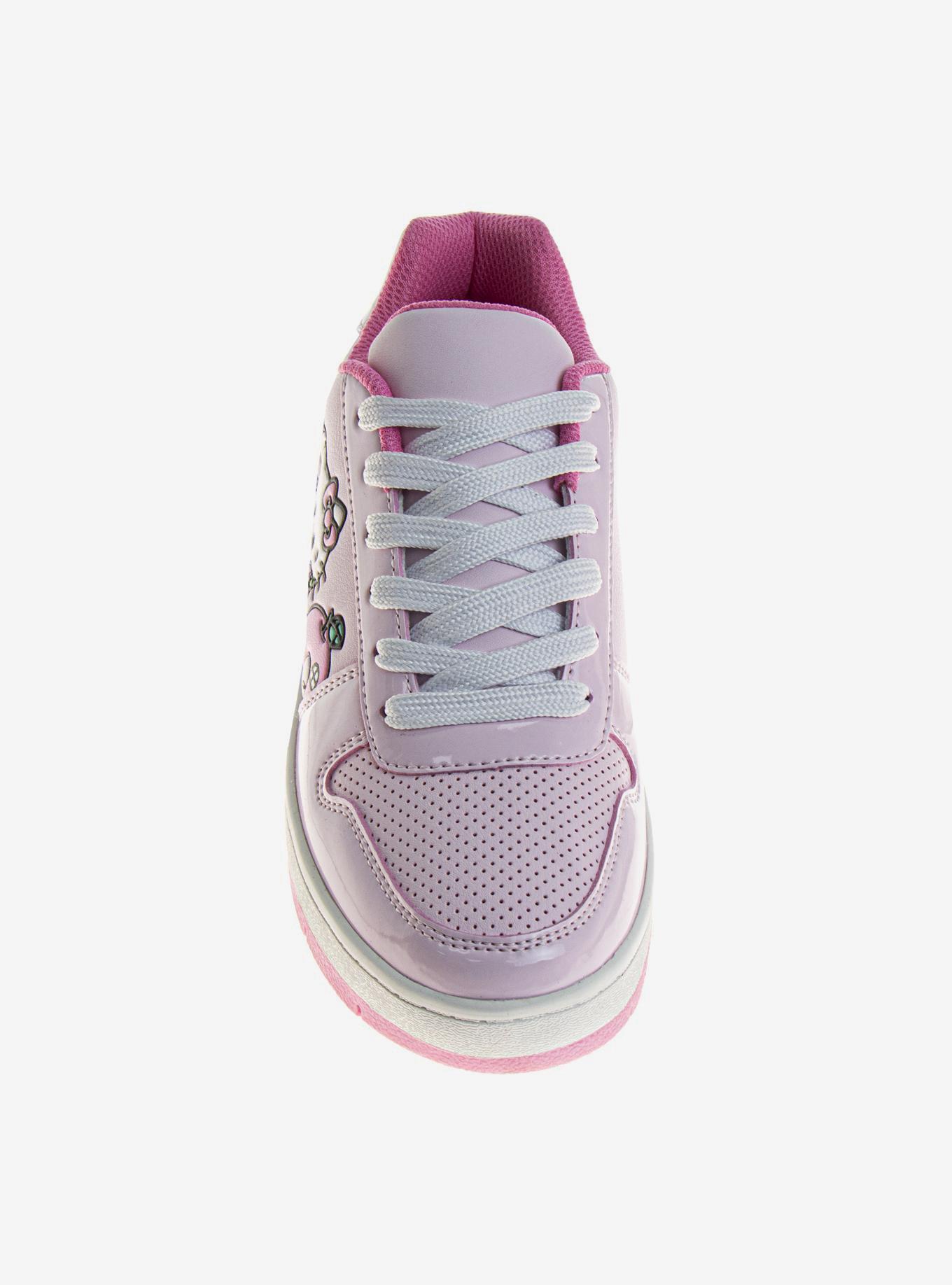 Hello Kitty Women's Lace Up Vintage Sneakers, PINK, alternate