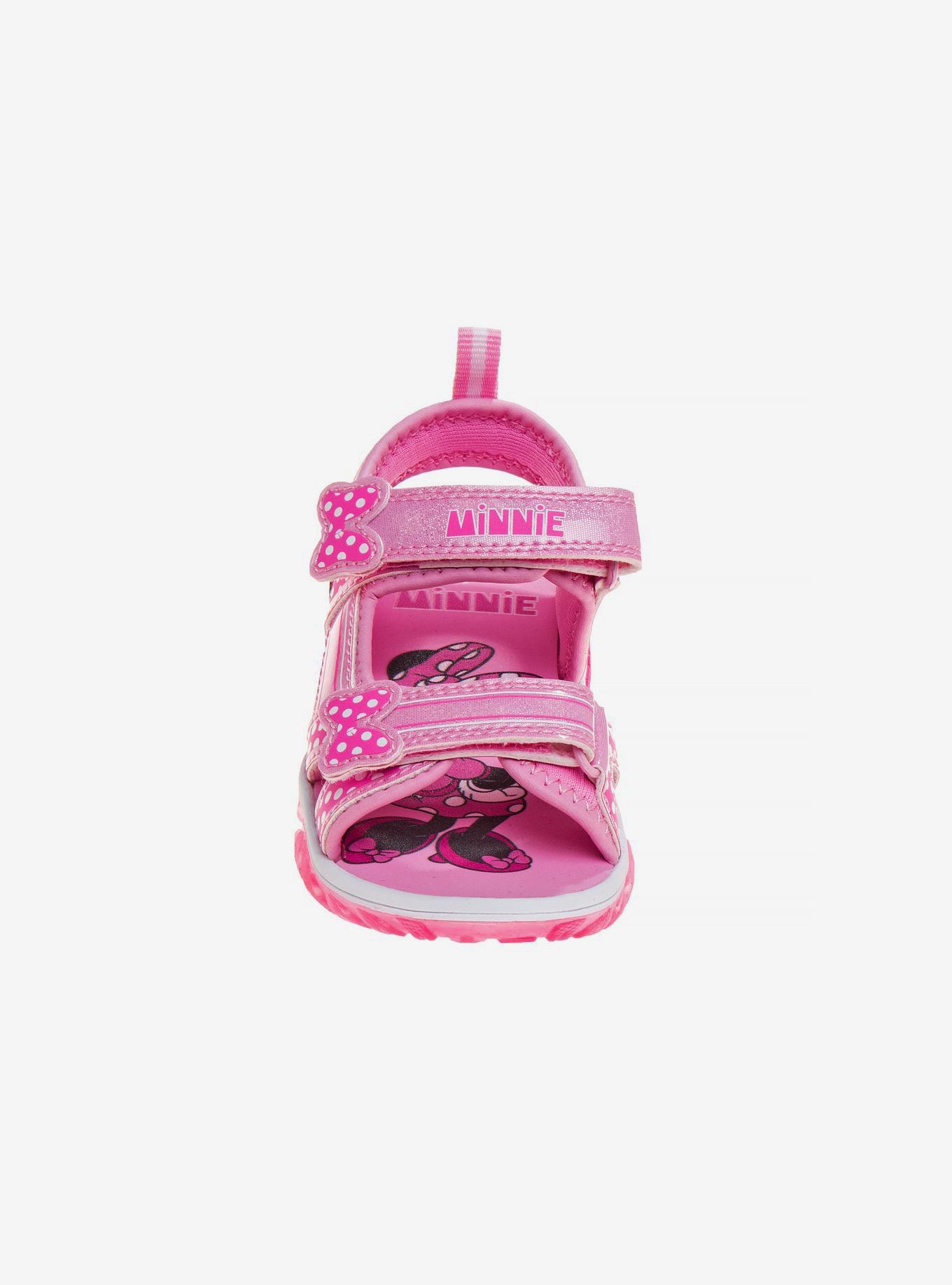 Disney Minnie Mouse Toddler & Girls Light Up Sandals, PINK, alternate