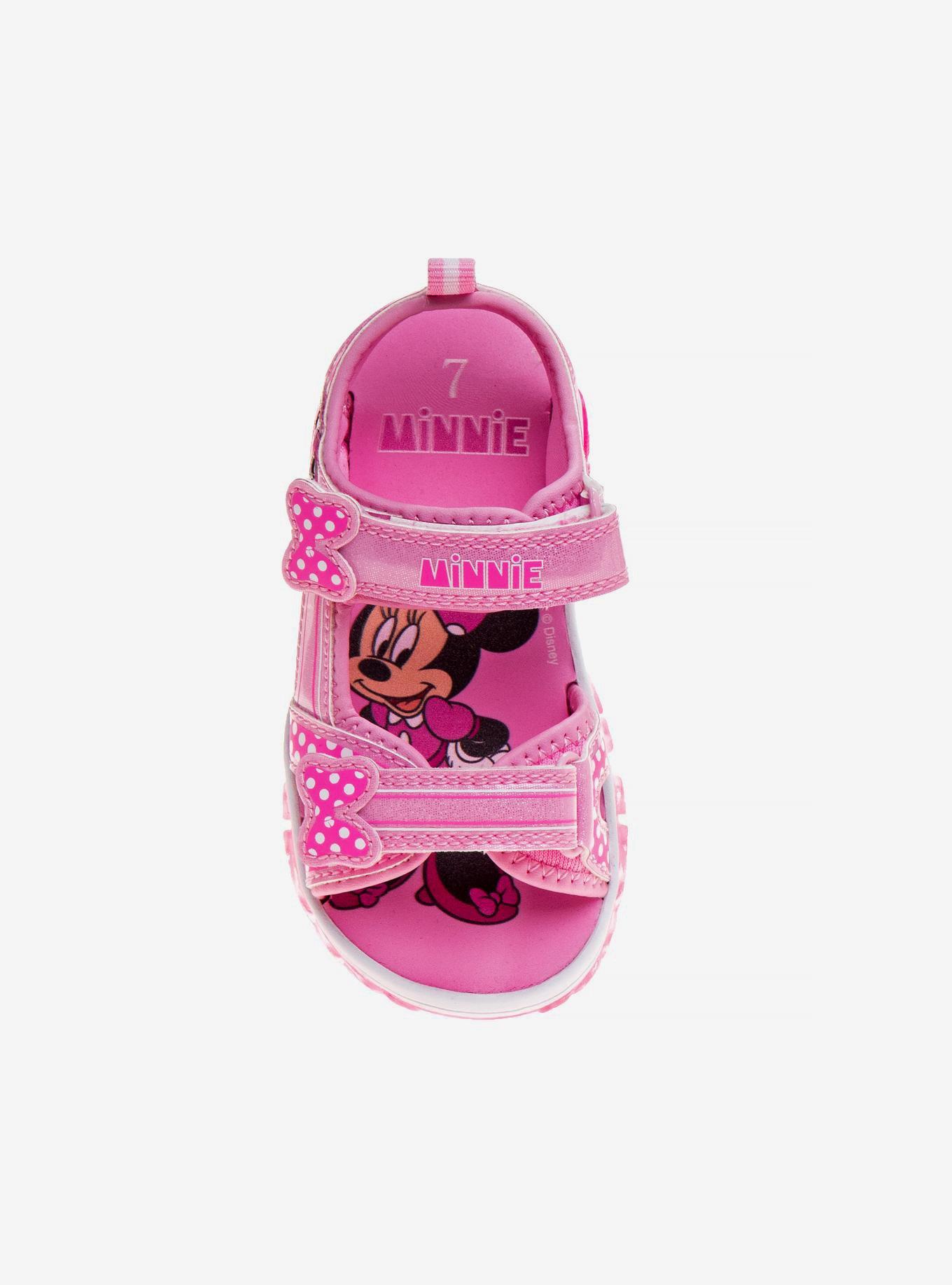 Disney Minnie Mouse Toddler & Girls Light Up Sandals, PINK, alternate
