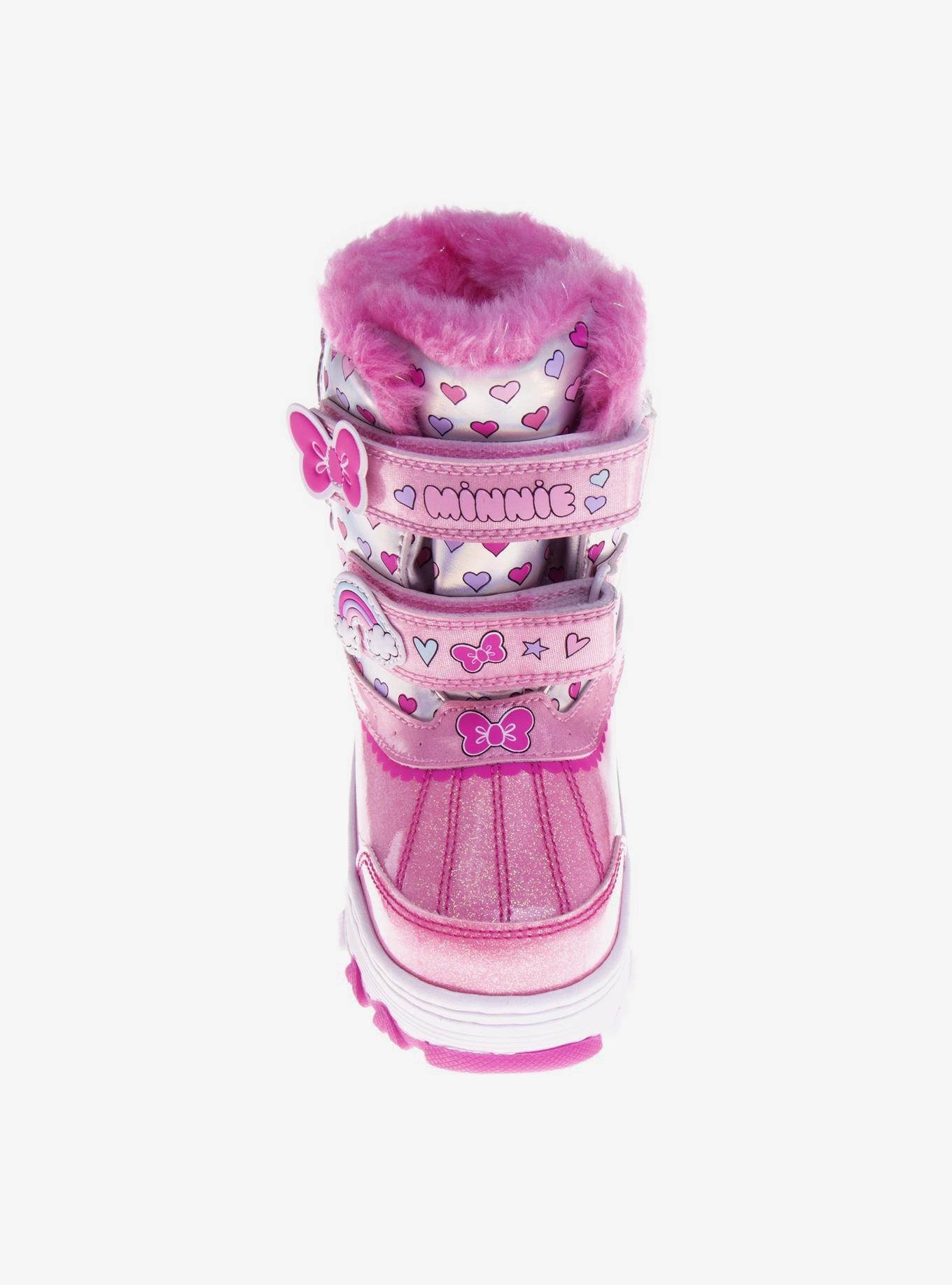 Disney Minnie Mouse Toddler & Girls Snow Boots, PINK, alternate