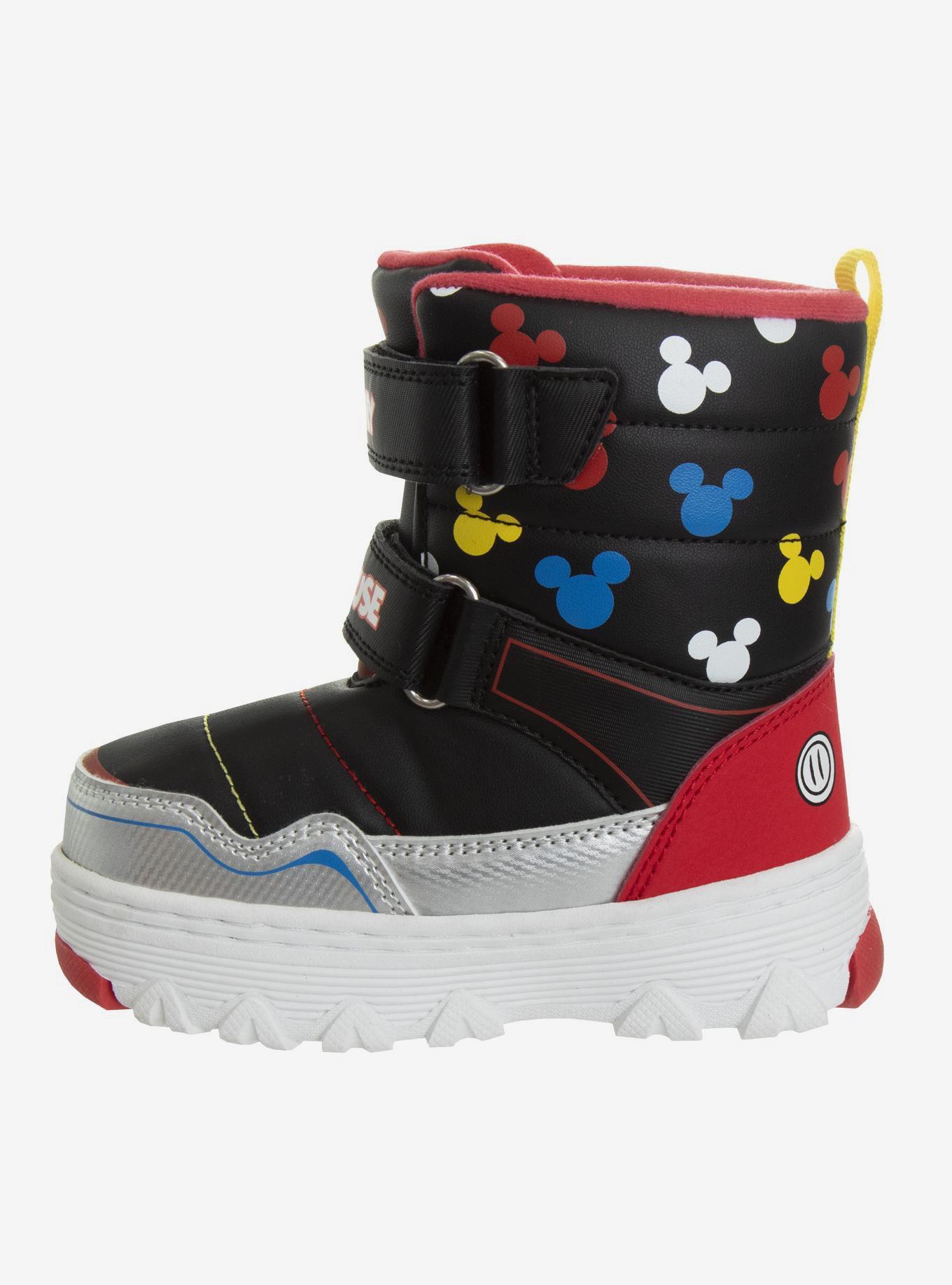 Disney Mickey Mouse Toddler & Boys Snow Boots, BLACK, alternate