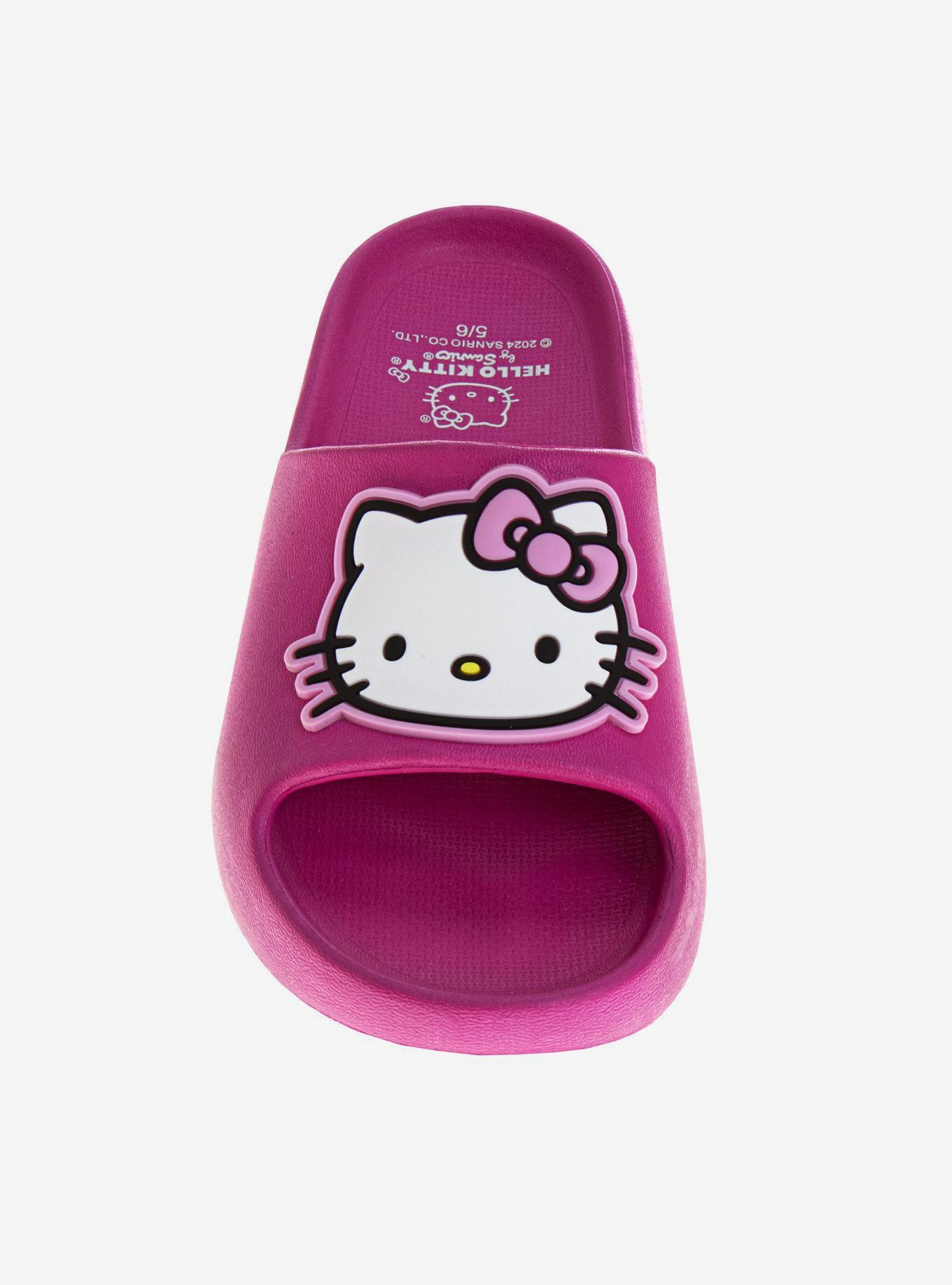 Hello Kitty Women's Slip On Waterproof Slides, PINK, alternate
