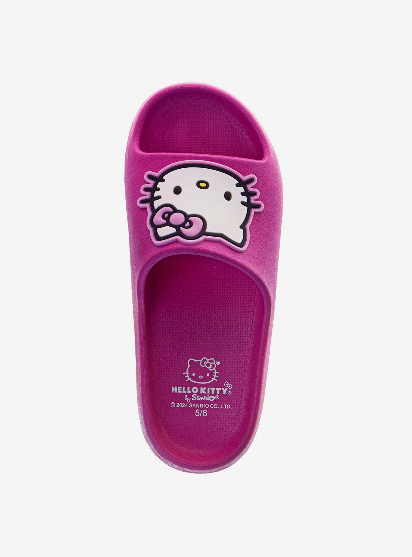 Hello Kitty Women's Slip On Waterproof Slides, PINK, alternate
