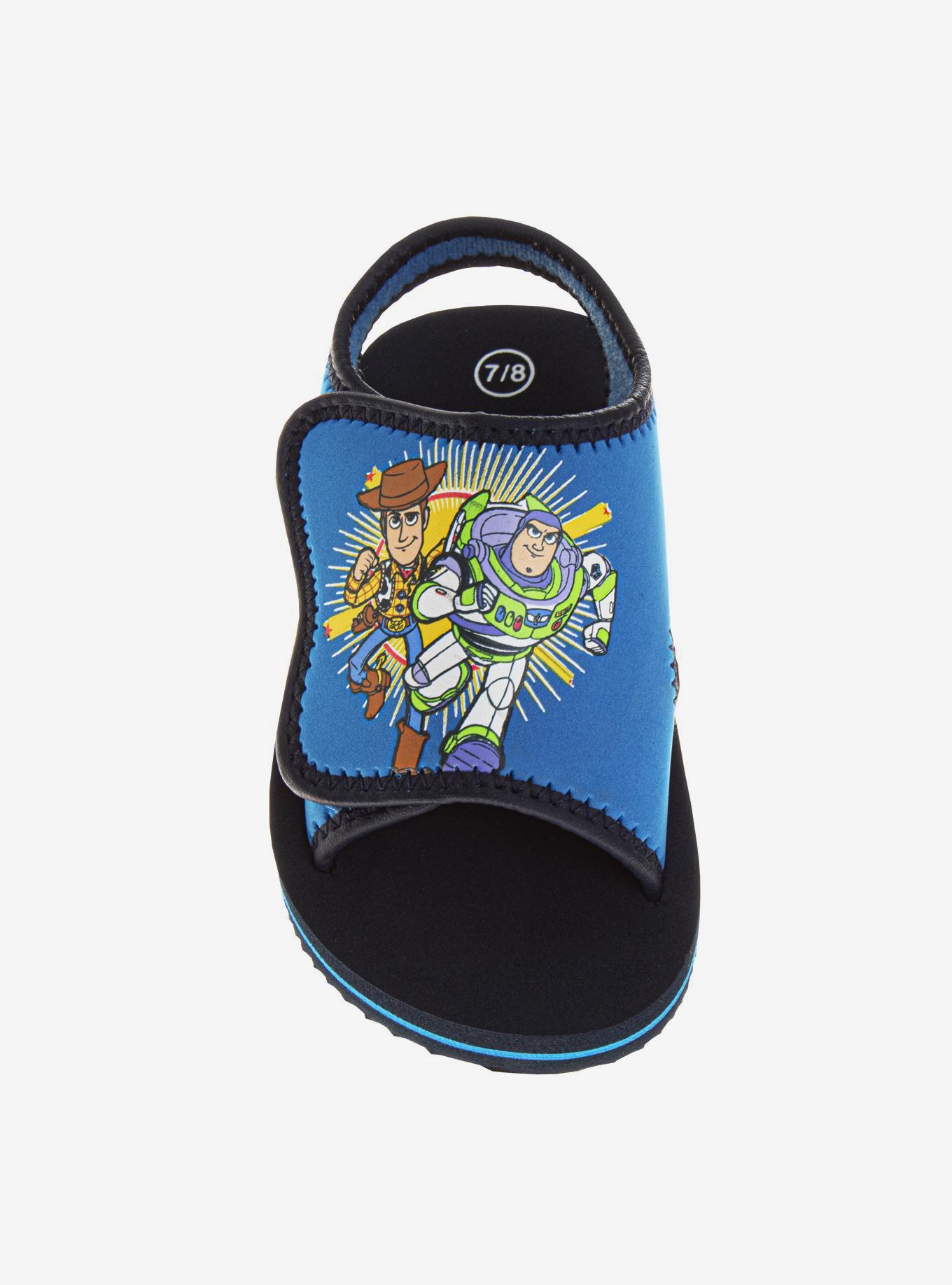 Disney Pixar Toy Story Toddler & Boys Dual Sizes Sandals, BLUE, alternate