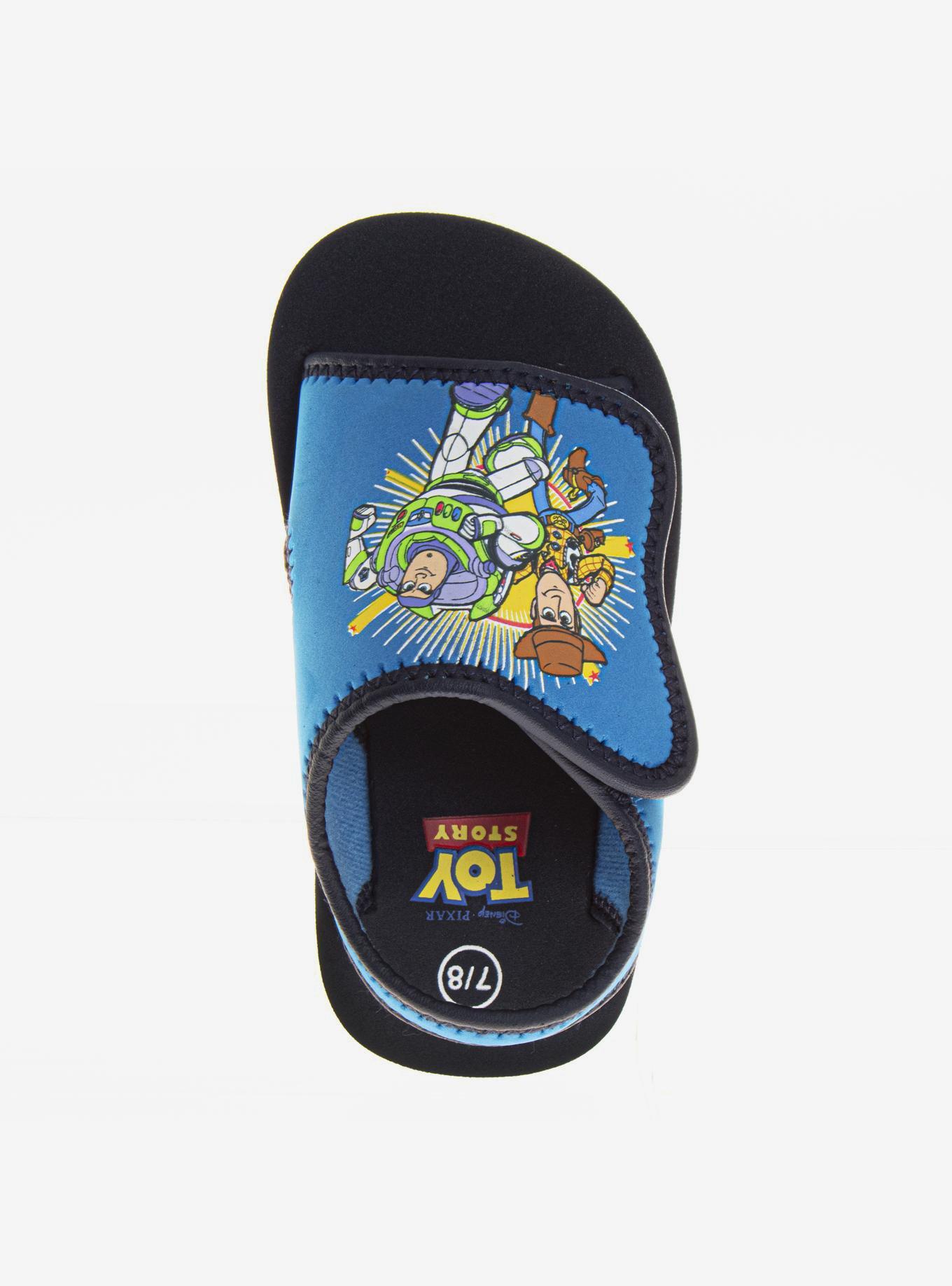Disney Pixar Toy Story Toddler & Boys Dual Sizes Sandals, BLUE, alternate