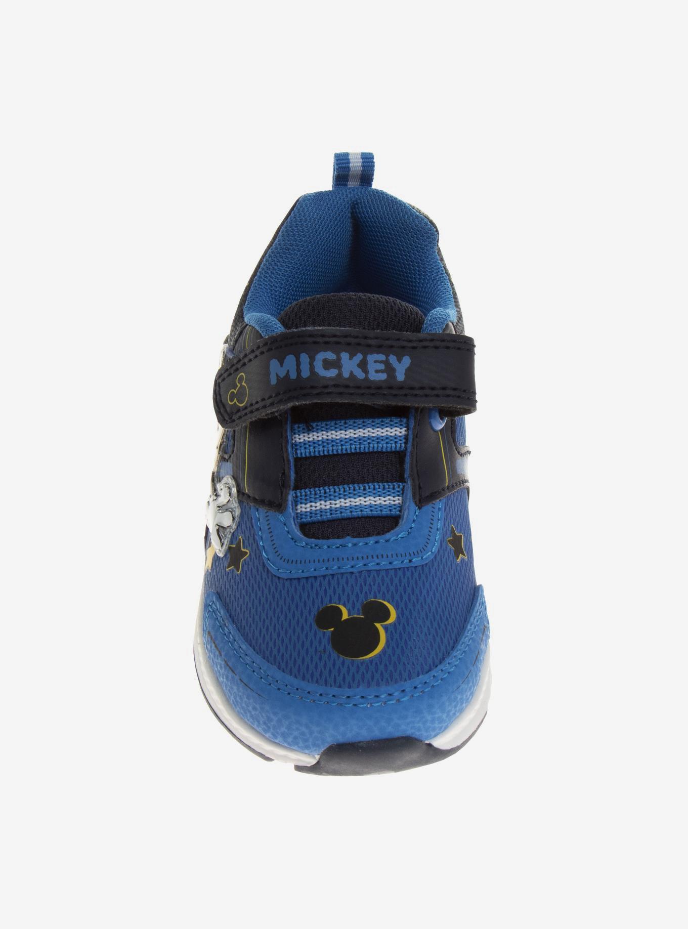 Disney Mickey Mouse Two Red Lights Toddler & Boys Sneakers, BLUE, alternate