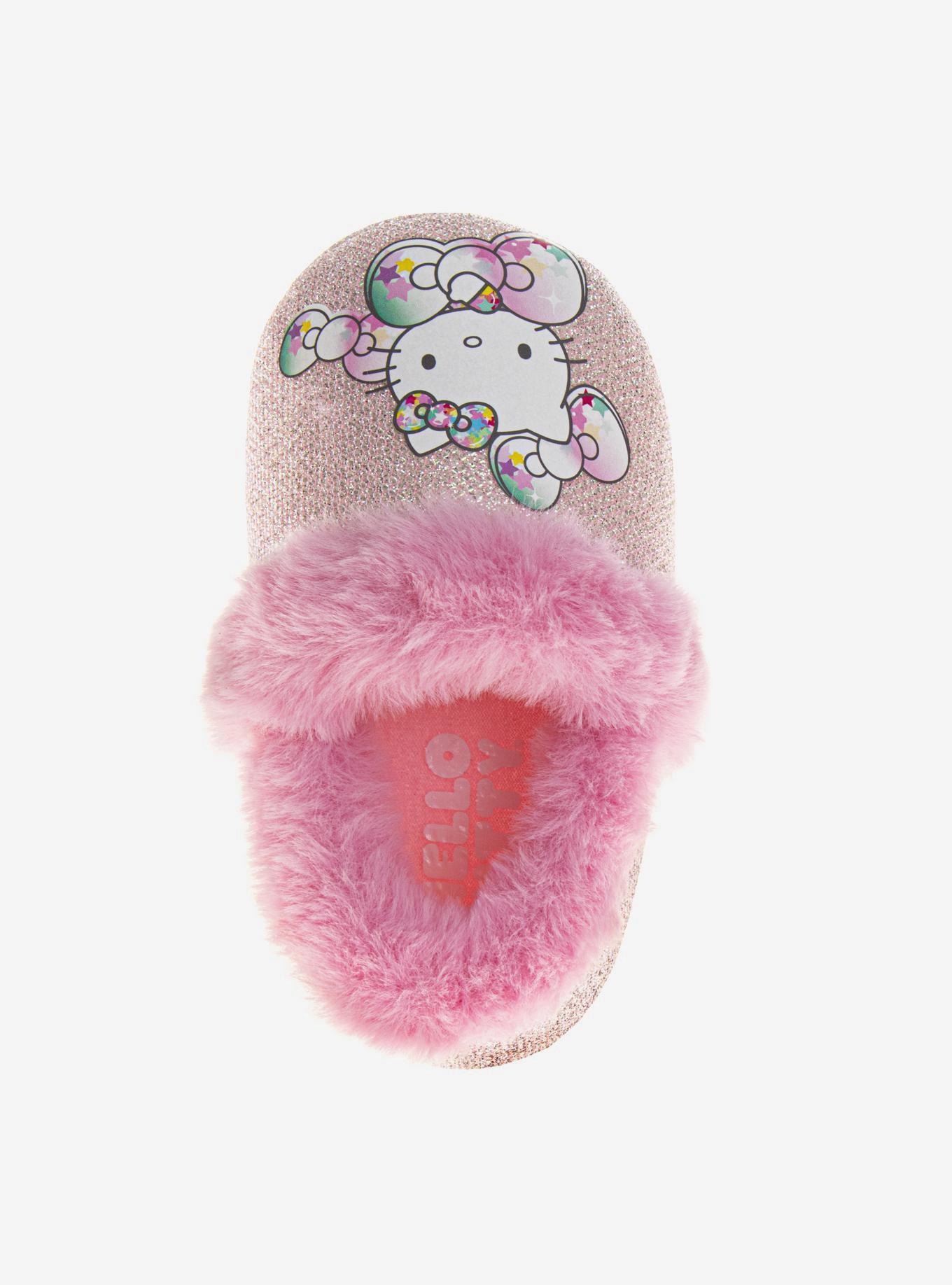 Hello Kitty Dual Sizes Toddler & Girls Slippers, PINK, alternate