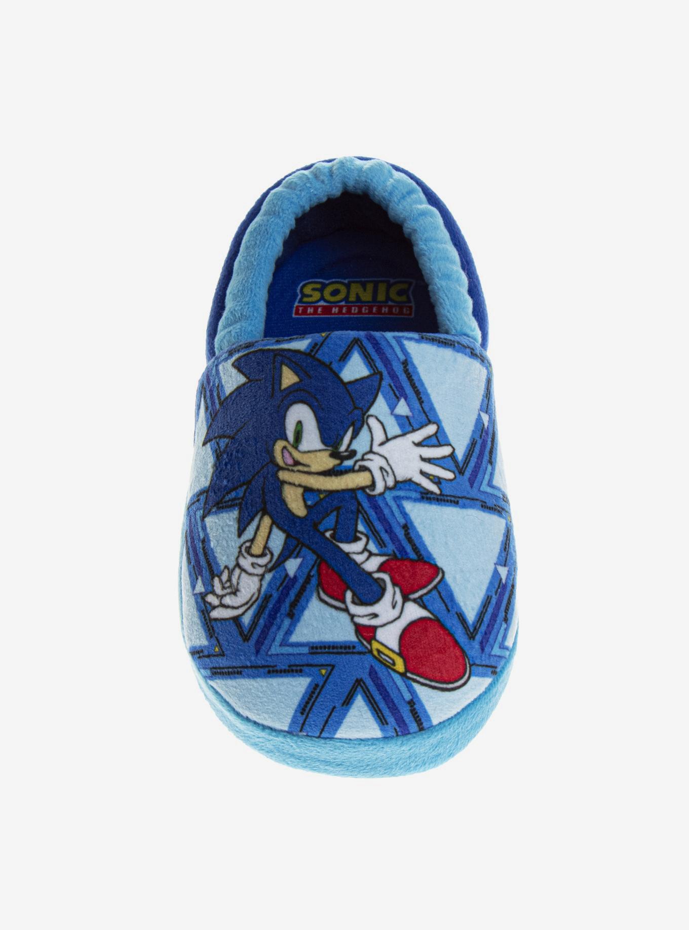Sega Sonic The Hedgehog Toddler & Boys Dual Sizes Slippers, BLUE, alternate