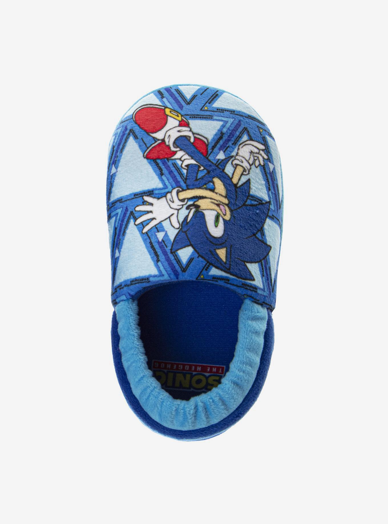 Sega Sonic The Hedgehog Toddler & Boys Dual Sizes Slippers, BLUE, alternate