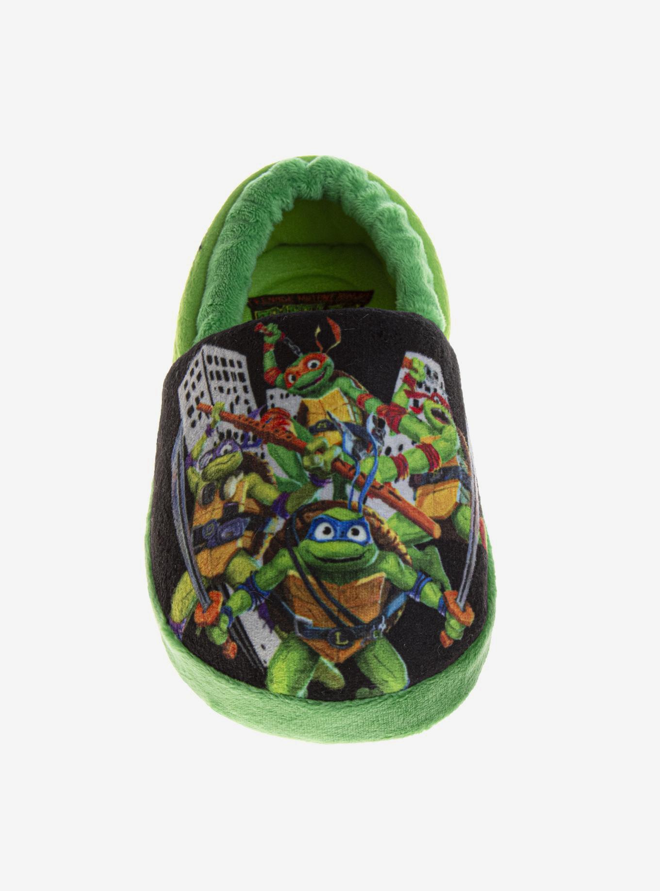 Teenage Mutant Ninja Turtles Toddler & Boys Dual Sizes Slippers