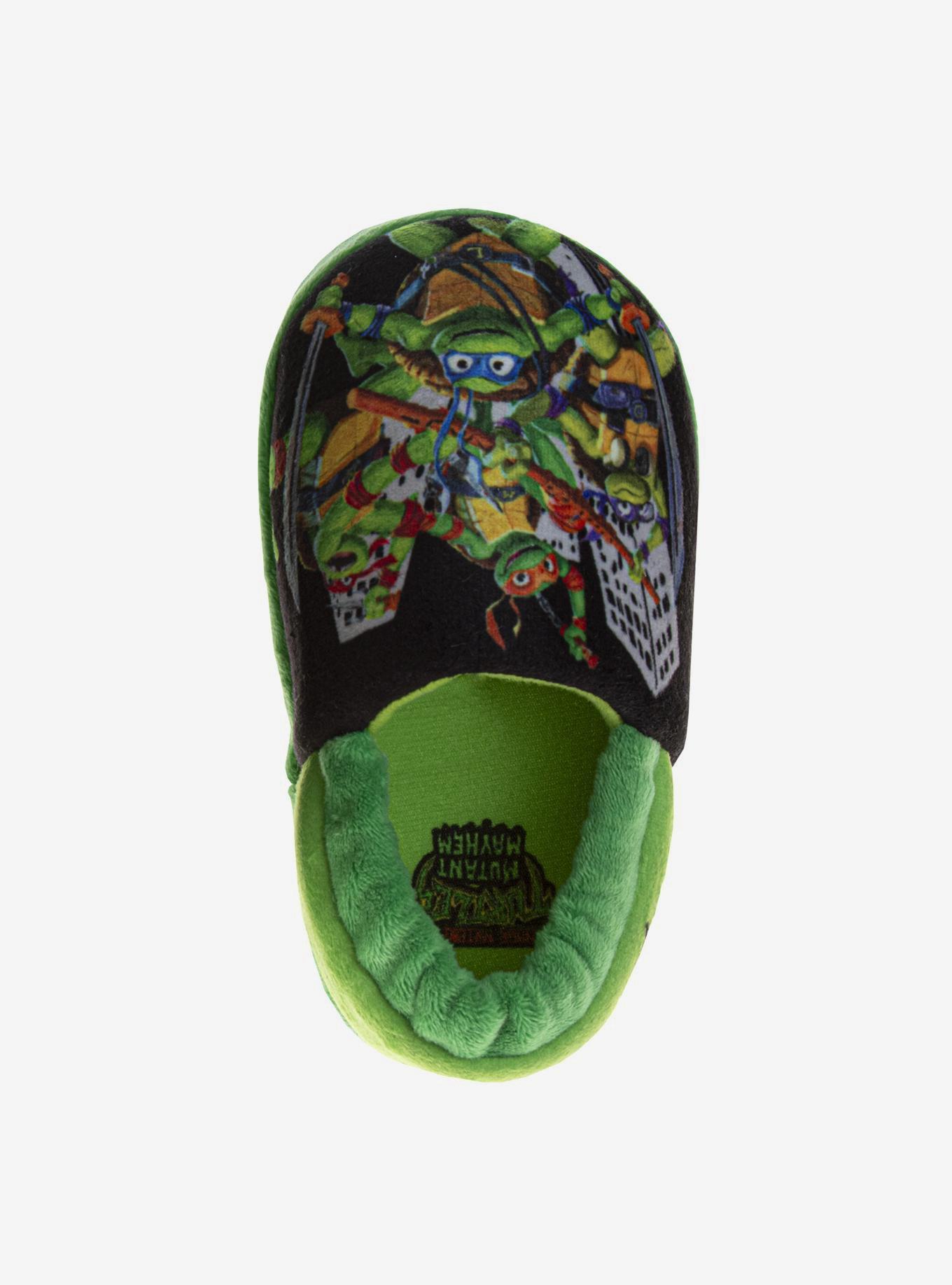 Teenage Mutant Ninja Turtles Toddler & Boys Dual Sizes Slippers, BLACK, alternate