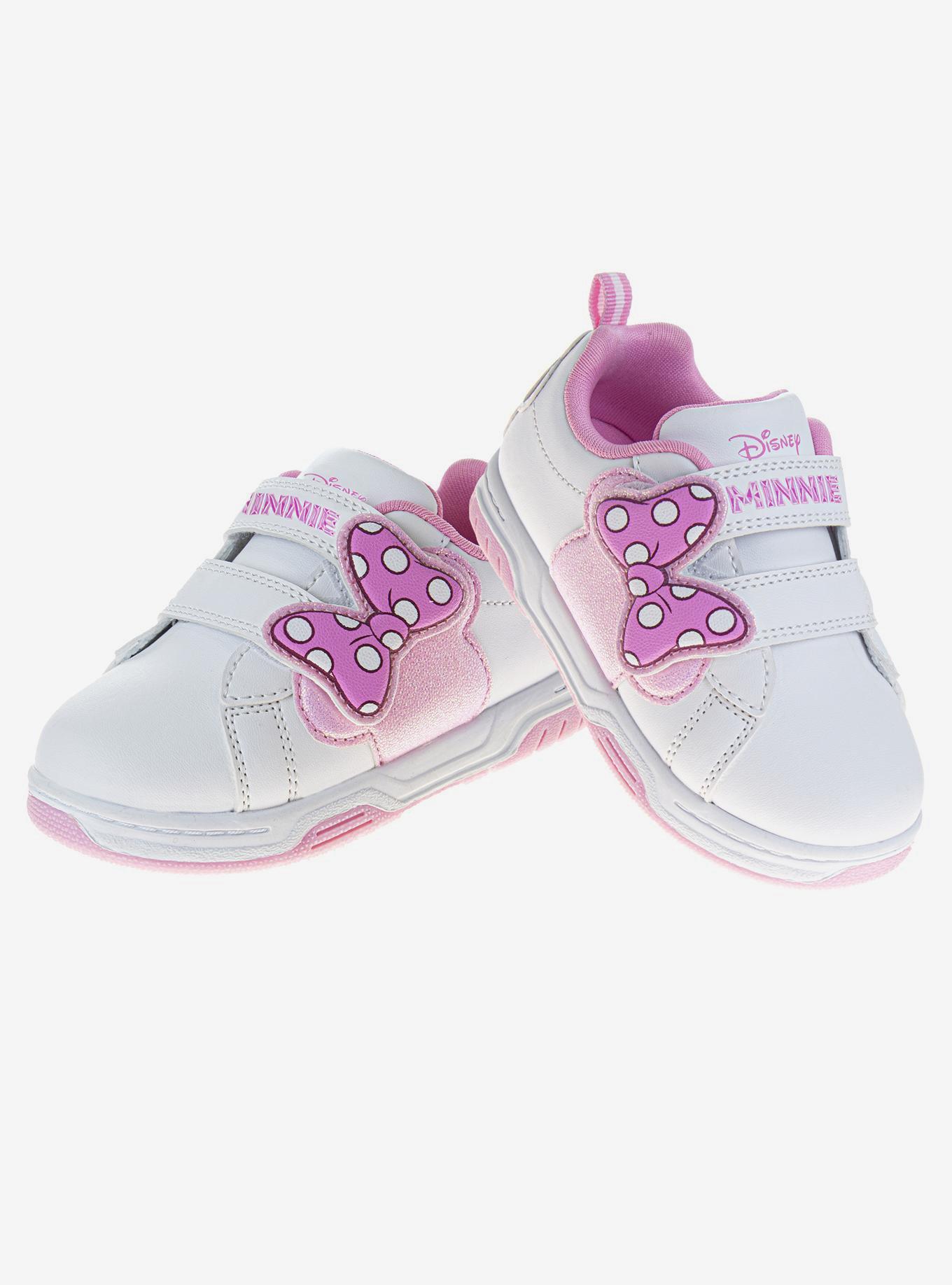 Disney Minnie Mouse Toddler & Girls Sneakers, BRIGHT WHITE, alternate