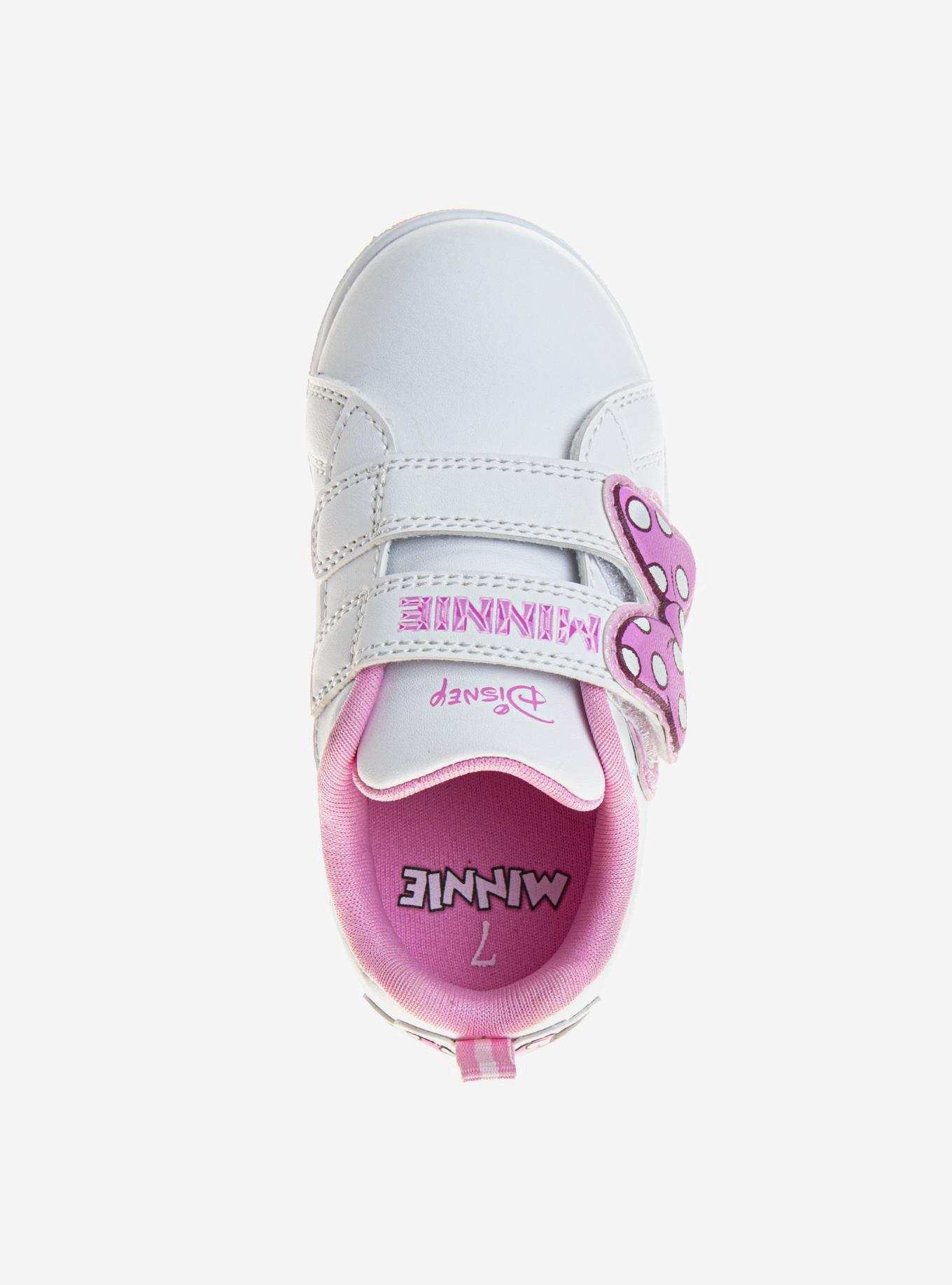 Disney Minnie Mouse Toddler & Girls Sneakers, BRIGHT WHITE, alternate