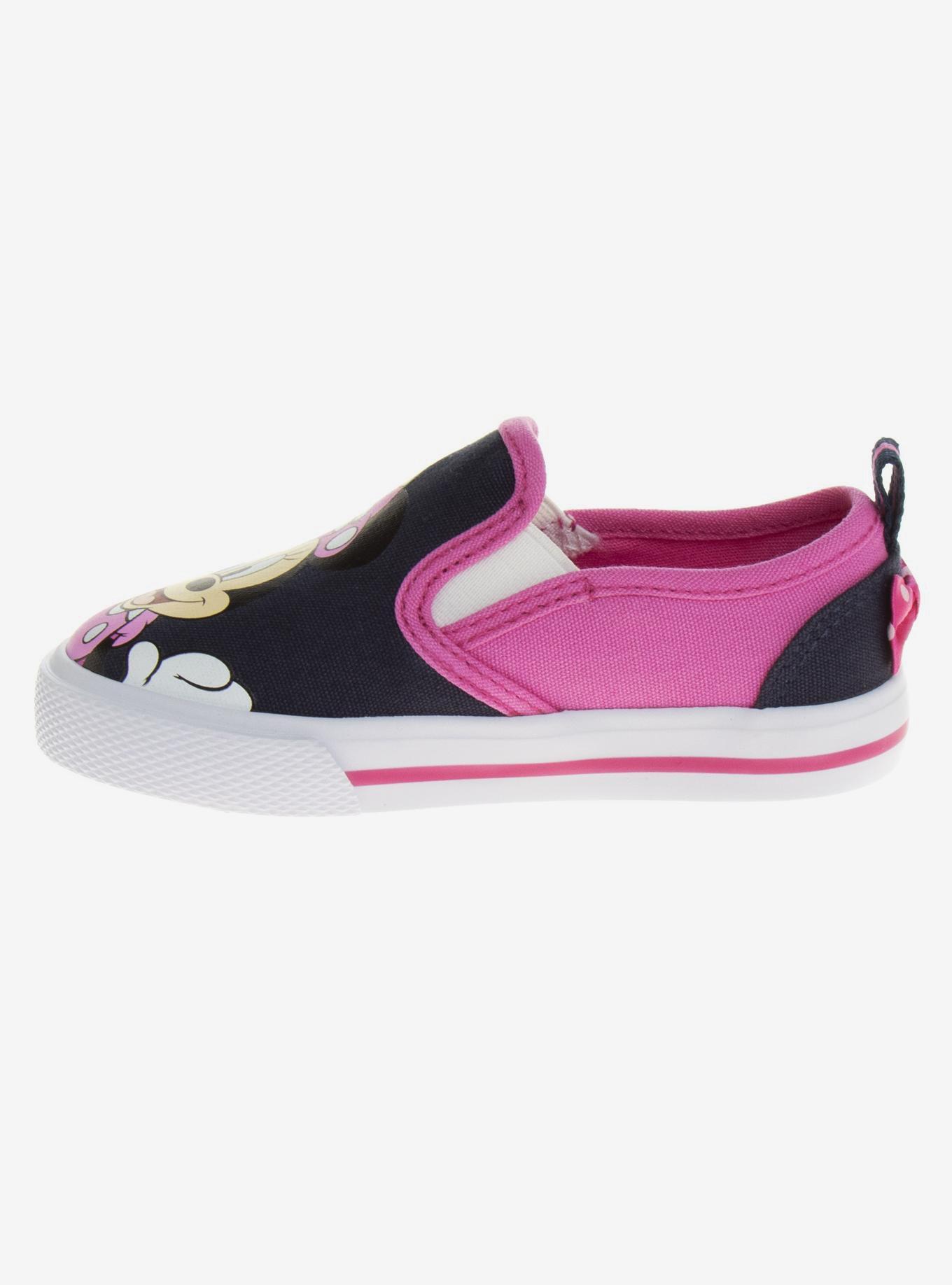 Disney Minnie Mouse Toddler & Girls Slip On Canvas Sneakers, BLUE, alternate