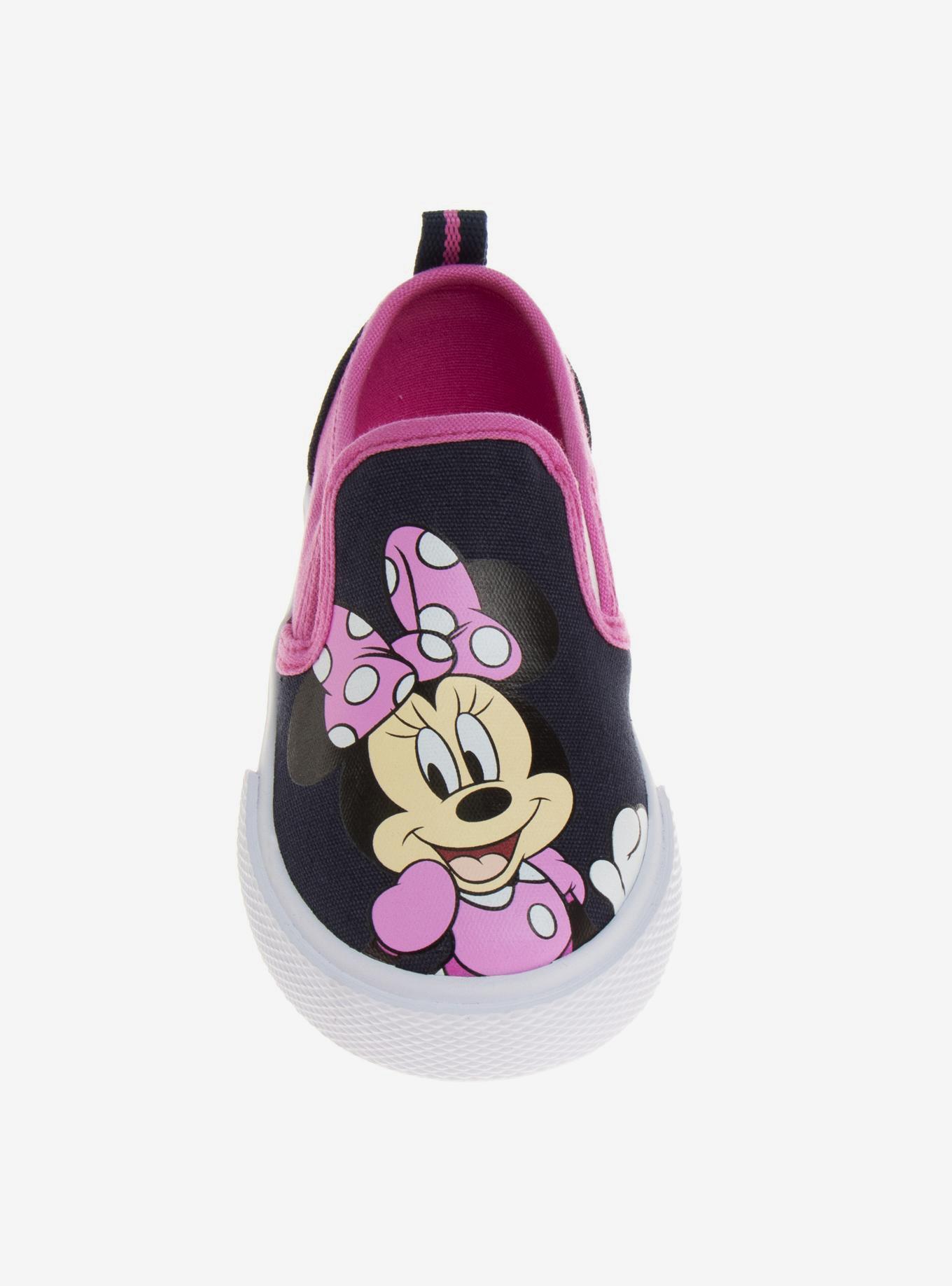 Disney Minnie Mouse Toddler & Girls Slip On Canvas Sneakers, BLUE, alternate