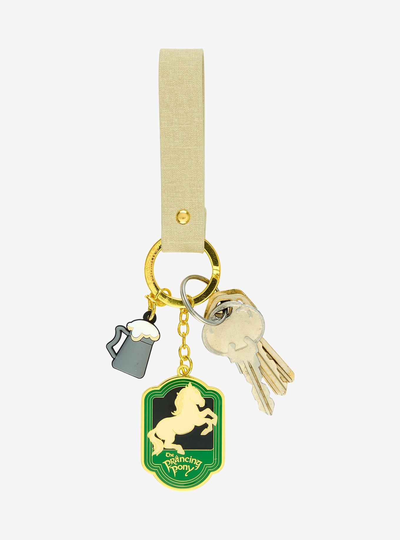 The Lord of the Rings Prancing Pony Wristlet Keychain — BoxLunch Exclusive, , hi-res