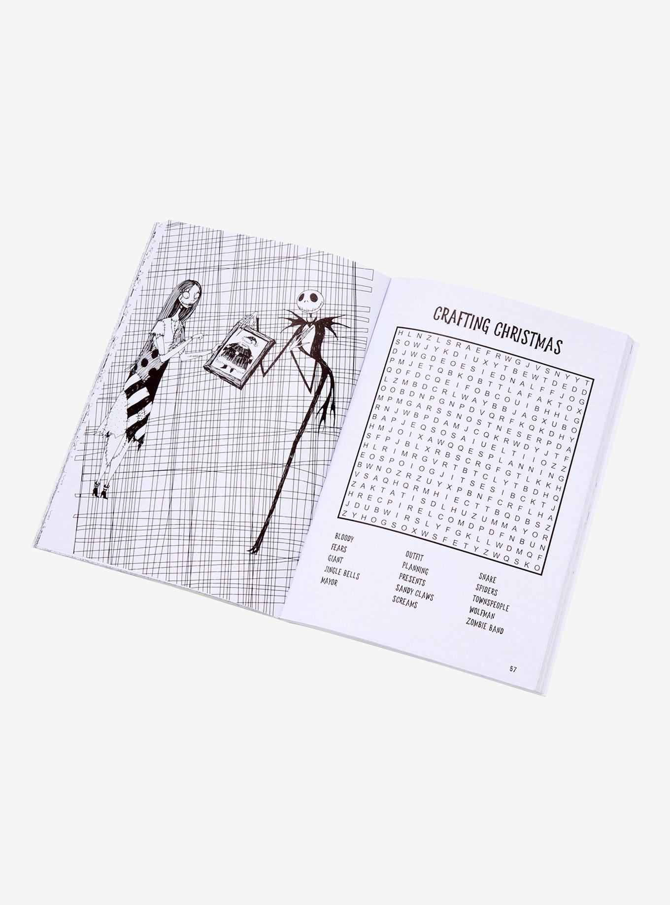 The Nightmare Before Christmas Word Search And Coloring Book, , hi-res