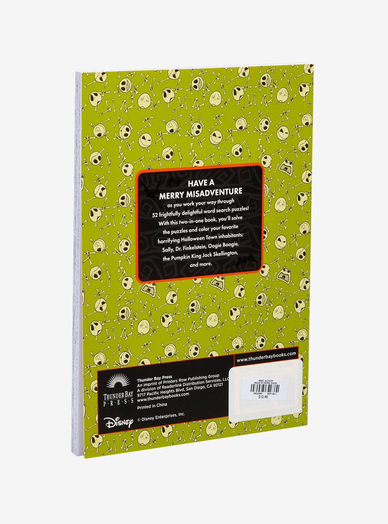 The Nightmare Before Christmas Word Search And Coloring Book, , alternate