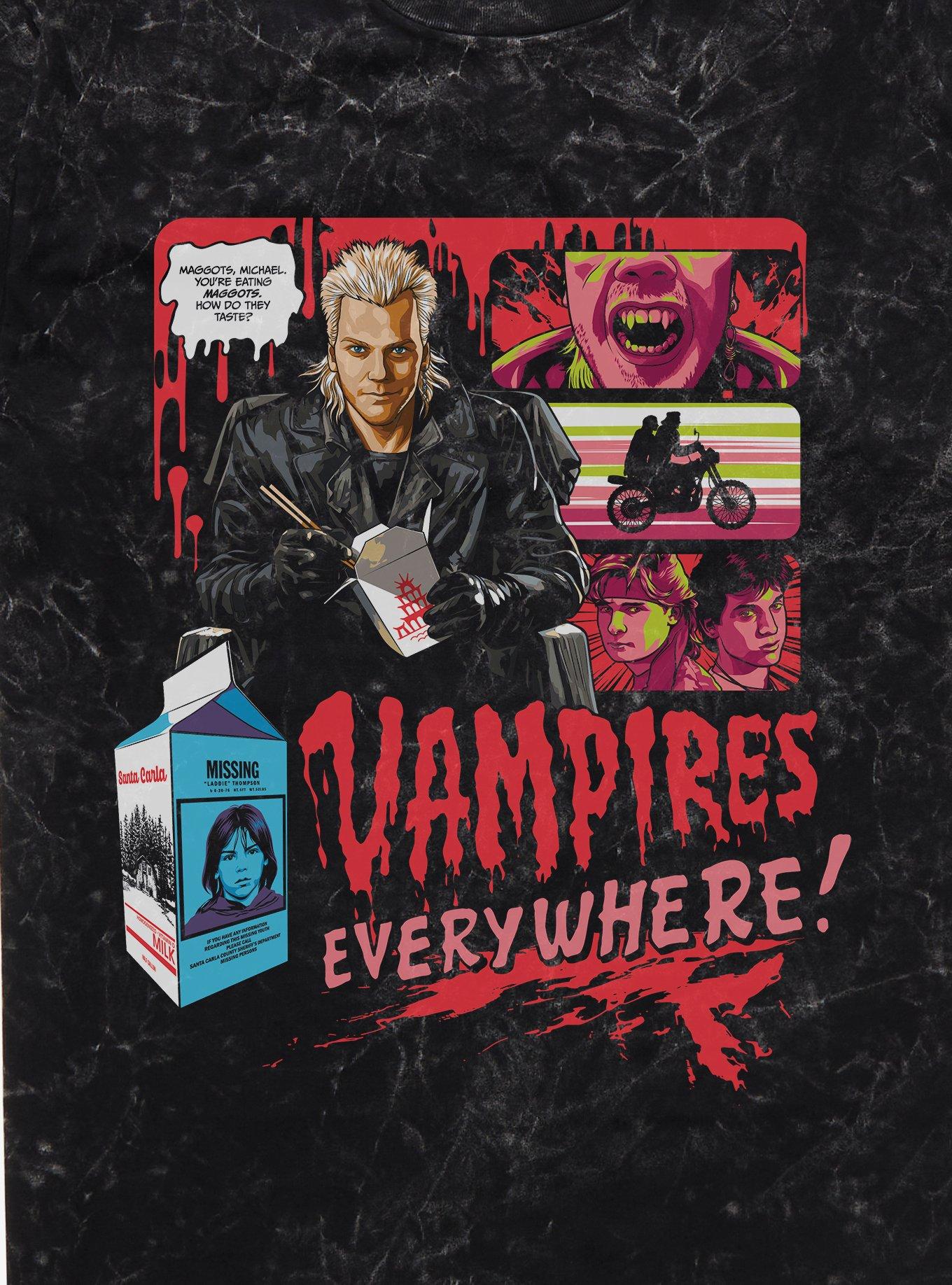 The Lost Boys Vampires Everywhere! Mineral Wash T-Shirt, , hi-res
