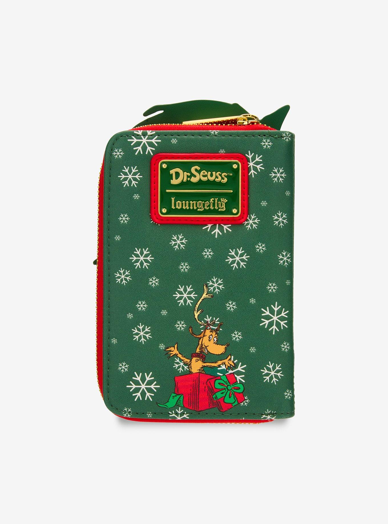 Loungefly Dr. Seuss How The Grinch Stole Christmas! Tree Mini Zipper Wallet, , alternate