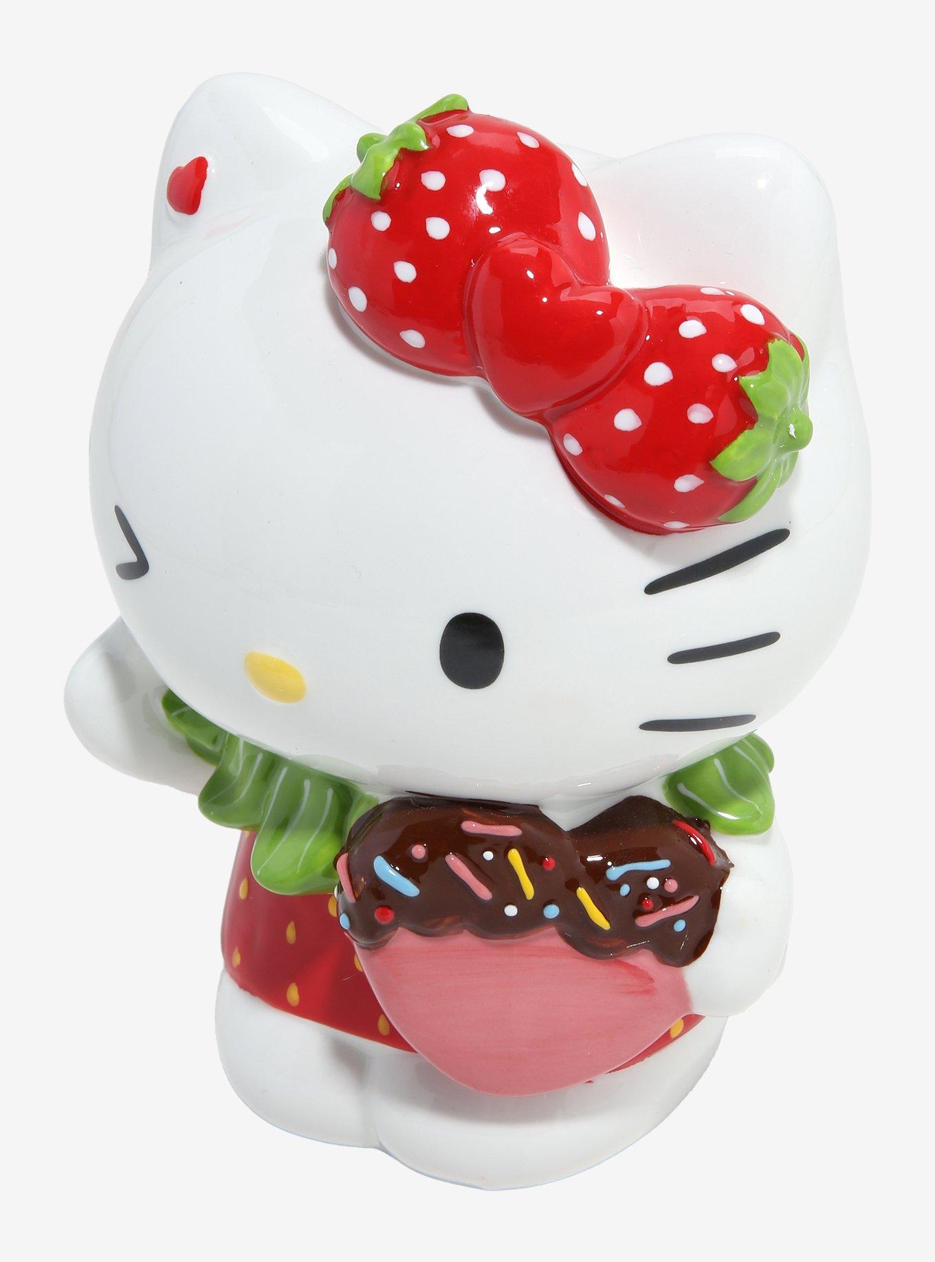 Hello Kitty Strawberry Ceramic Figure, , alternate