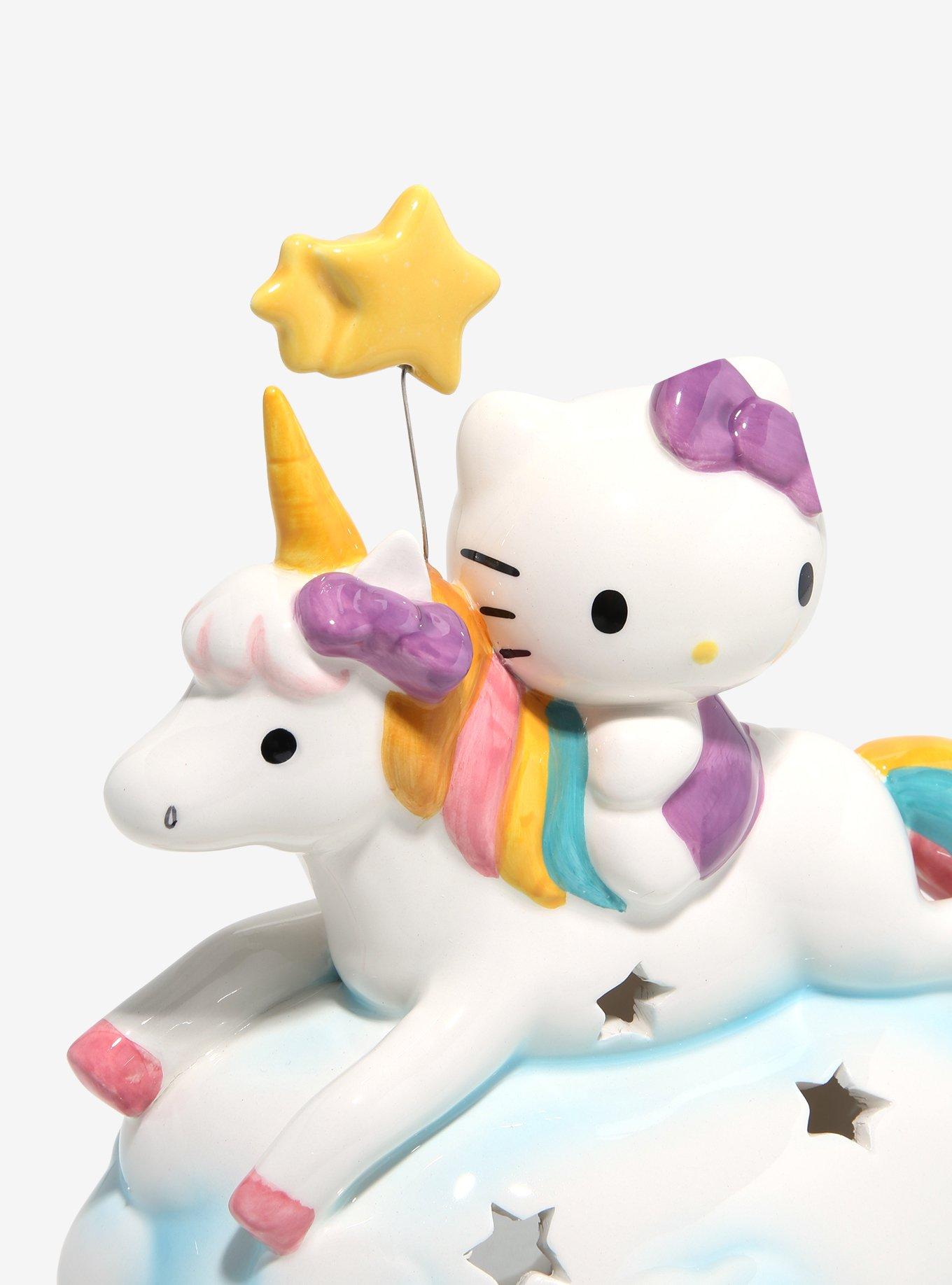 Blue Sky Hello Kitty Unicorn Cloud Candle House, , alternate