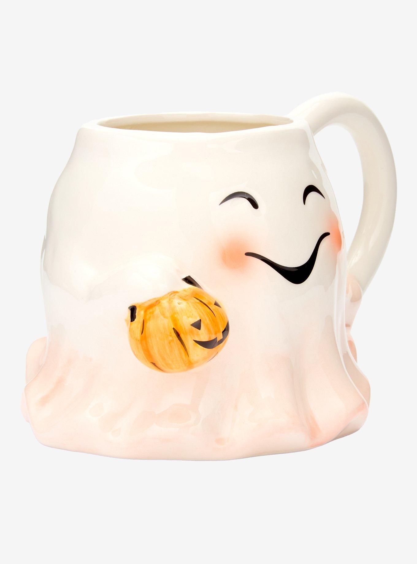 Ombré Ghost Jack-O'-Lantern Figural Mug, , hi-res