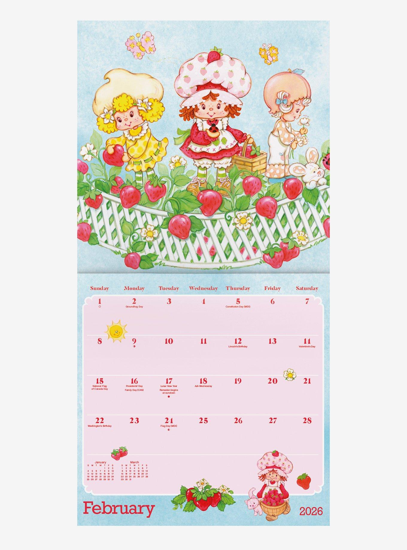 Strawberry Shortcake 2026 Wall Calendar, , alternate