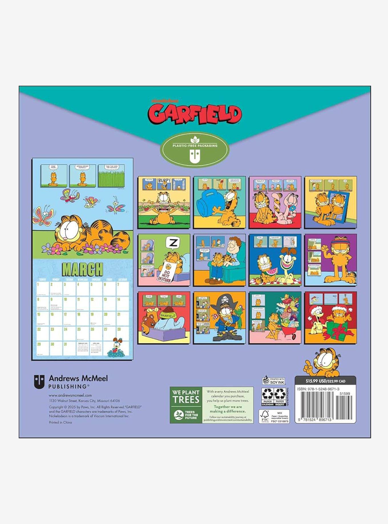 Garfield 2026 Wall Calendar