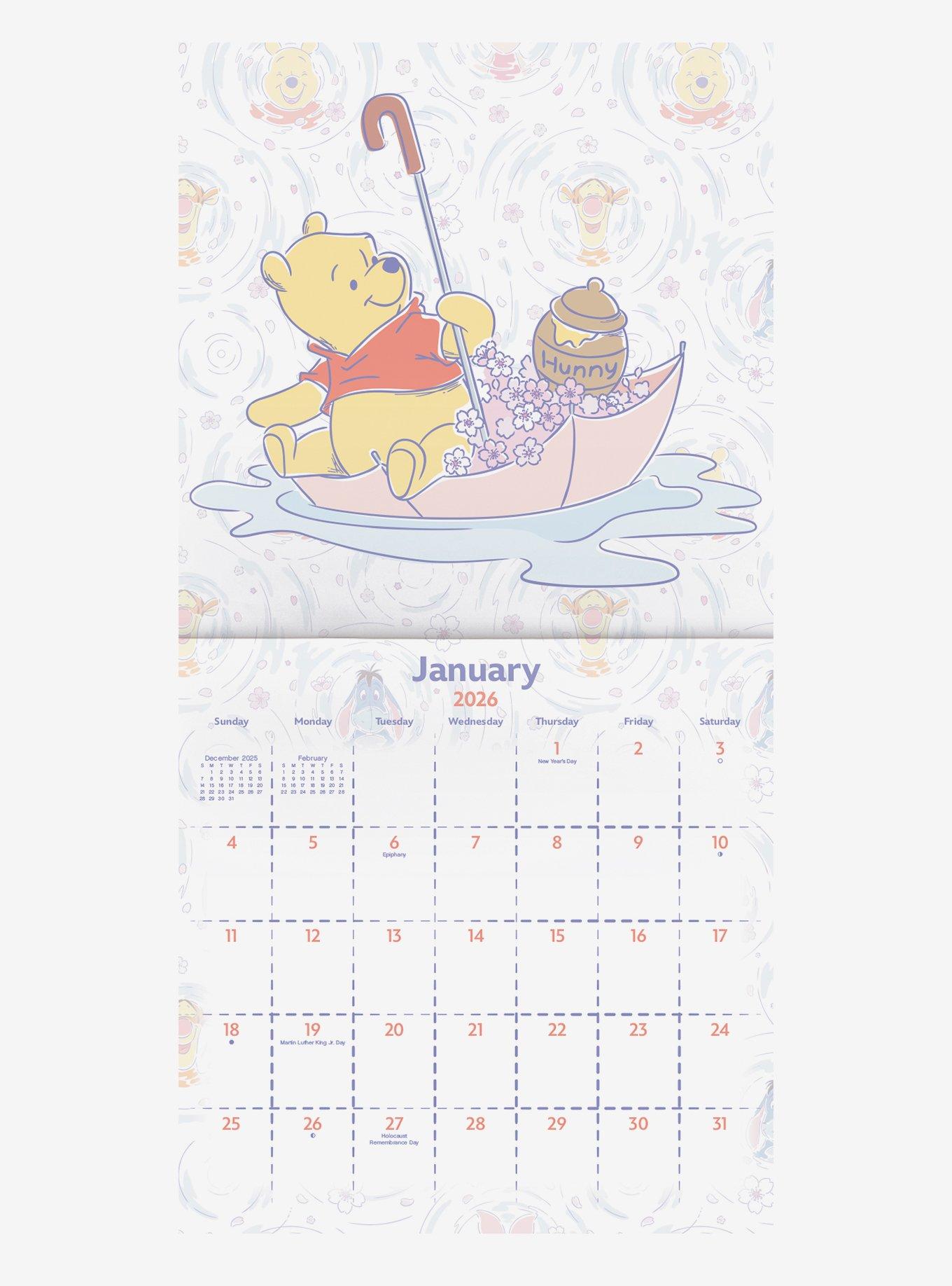 Disney Winnie the Pooh 2026 Wall Calendar, , alternate
