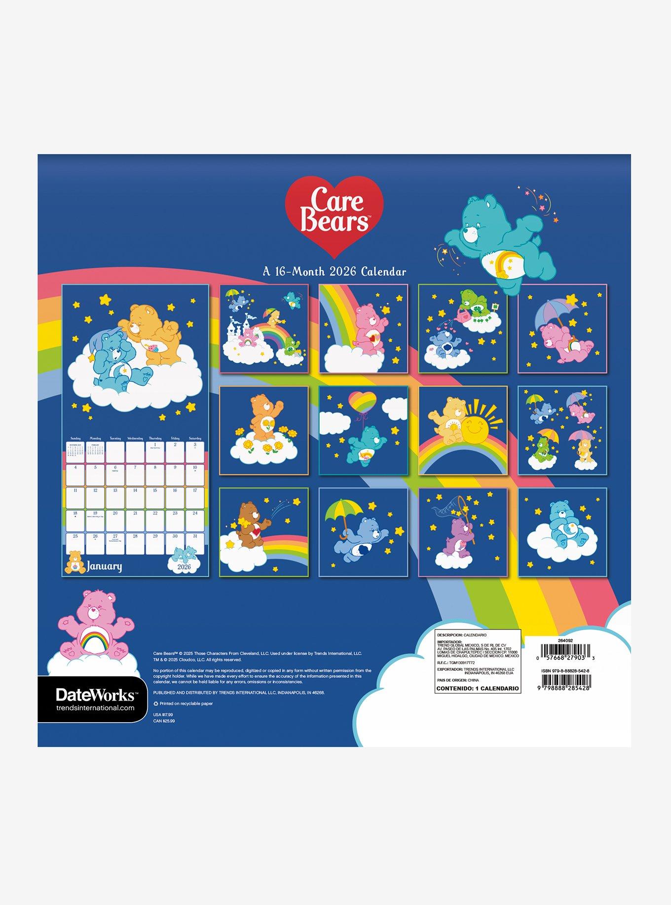 Care Bears 2026 Wall Calendar, , hi-res