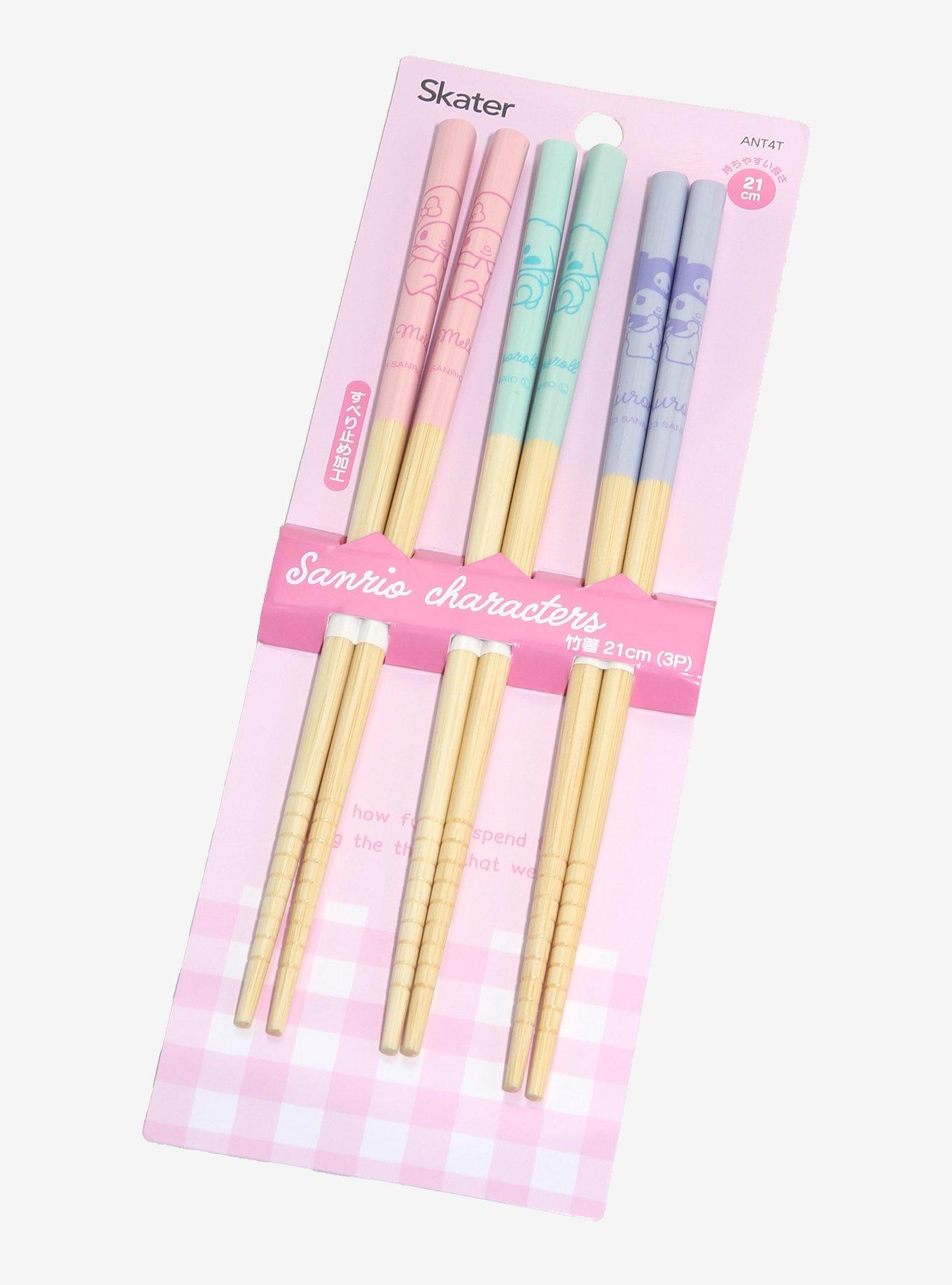 Sanrio Hello Kitty and Friends Pastel Chopstick Set, , hi-res