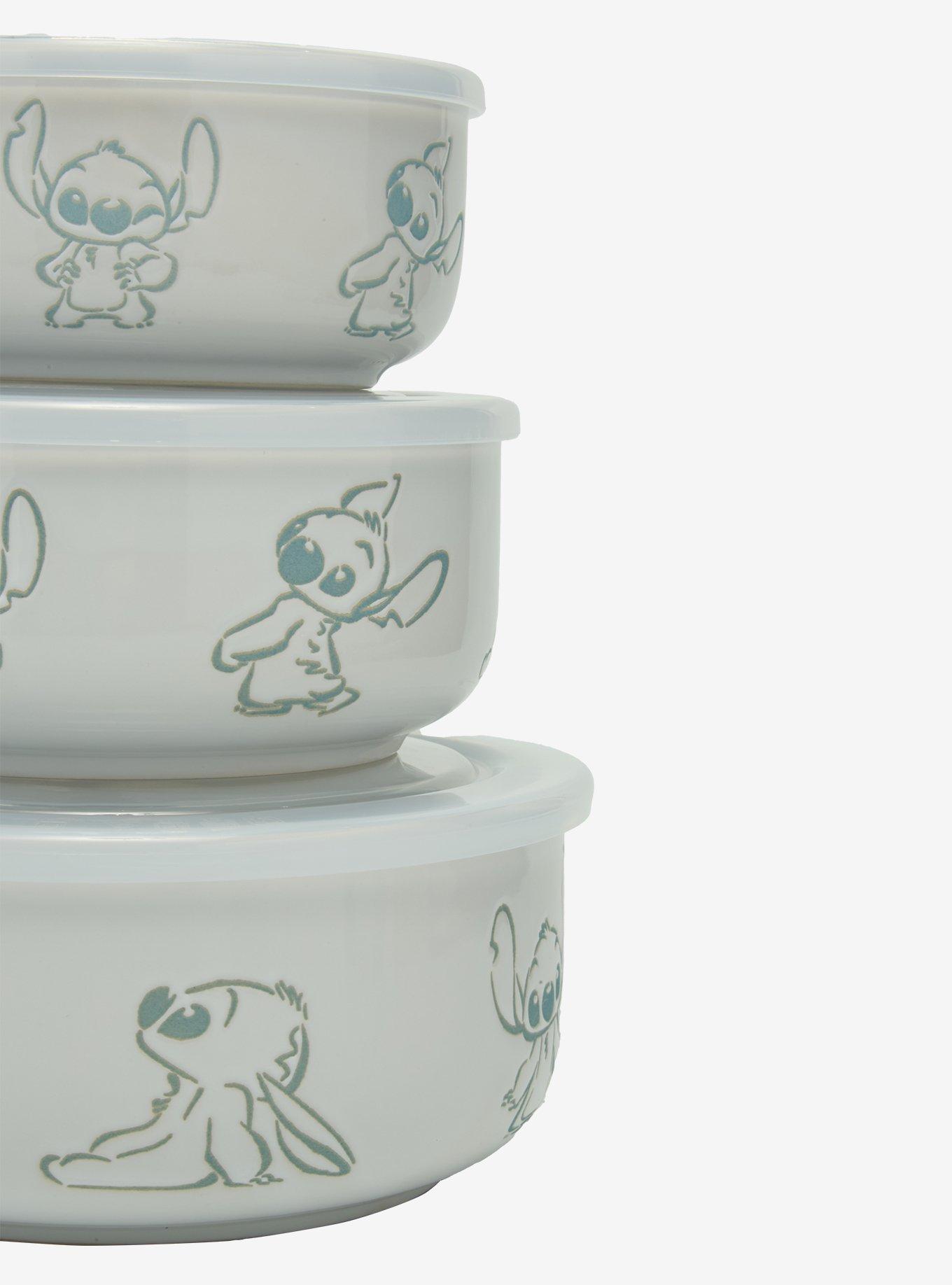 Disney Lilo & Stitch Posing Stitch Bowl and Lid Set