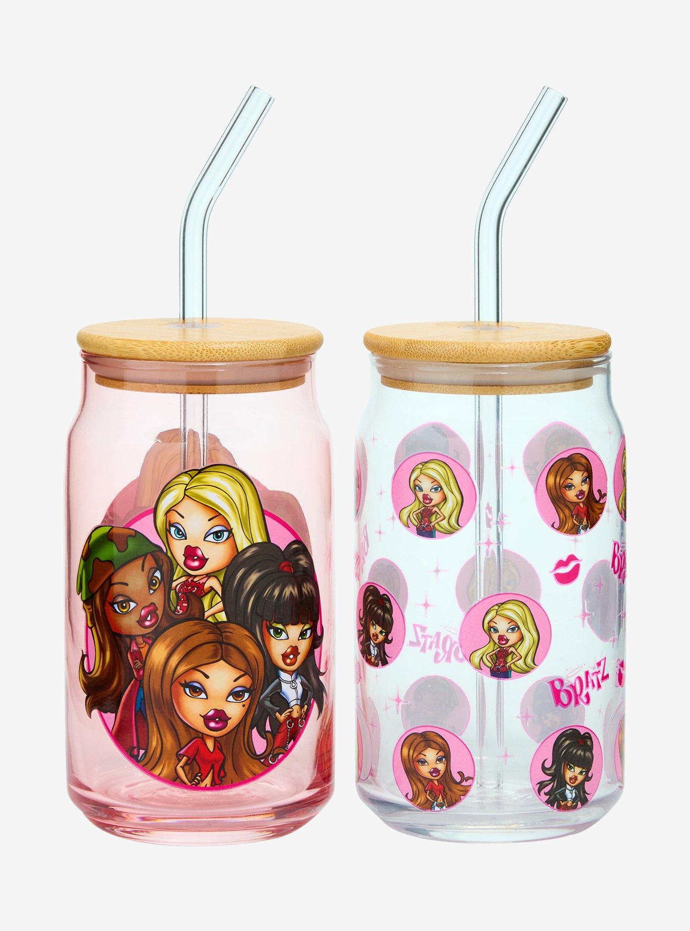 Bratz Group Glass Travel Cup Set, , alternate