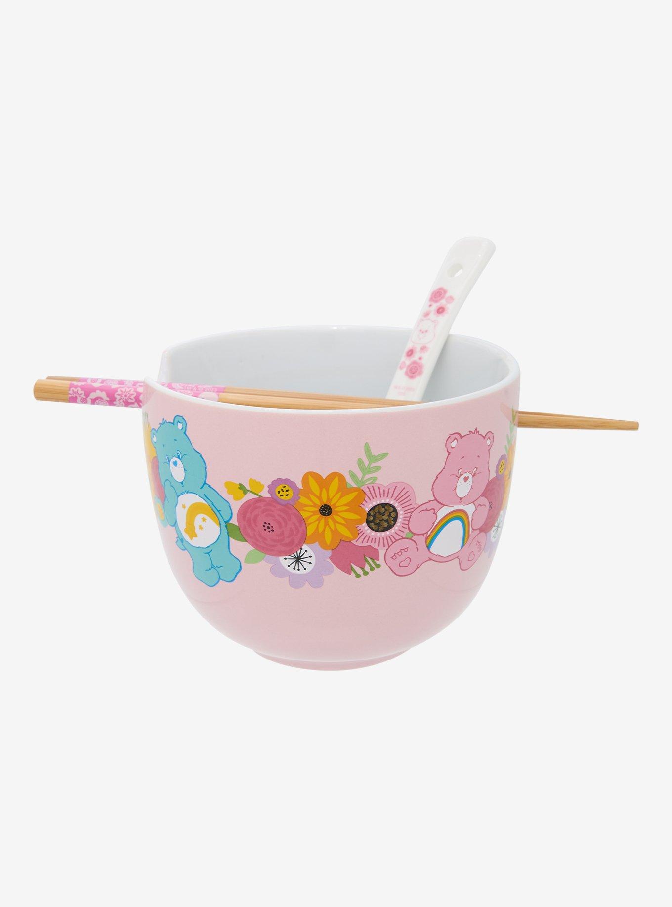 Care Bears Pink Floral Ramen Bowl Set, , hi-res