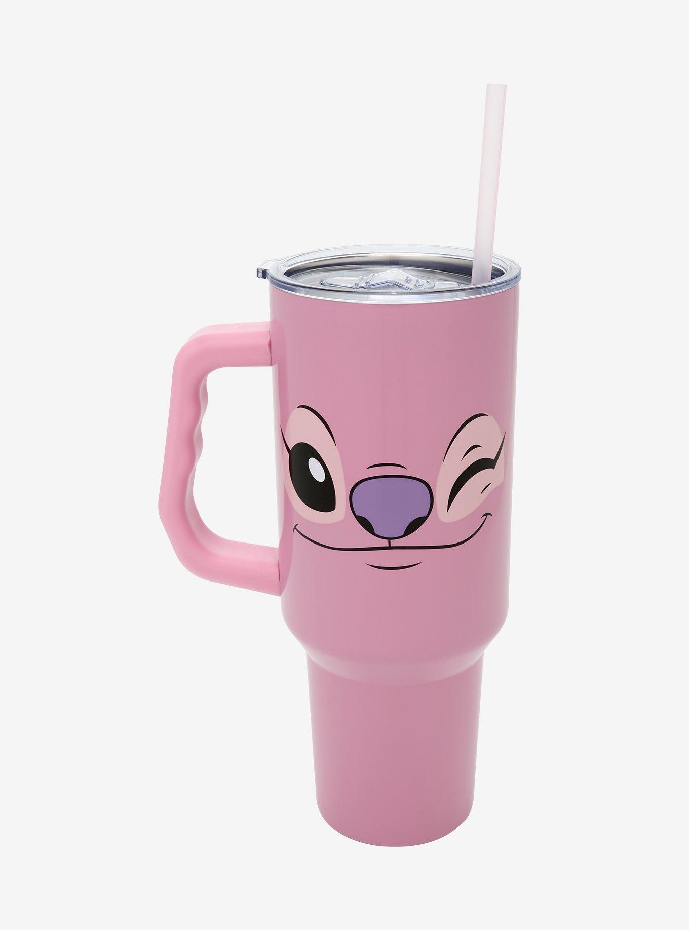 Disney Lilo & Stitch Angel Winking Stainless Steel Travel Cup, , hi-res