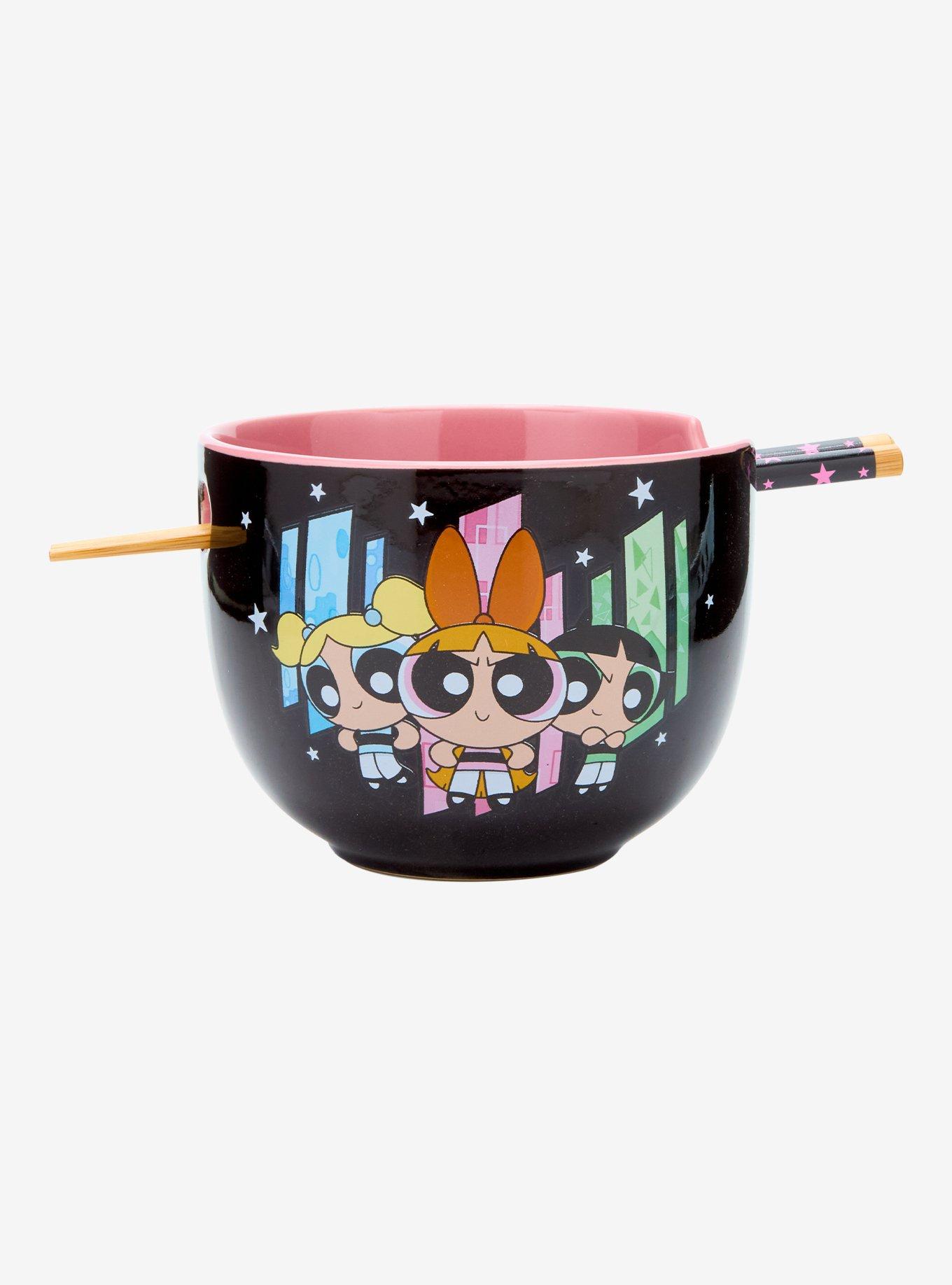 The Powerpuff Girls Ramen Bowl With Chopsticks, , hi-res