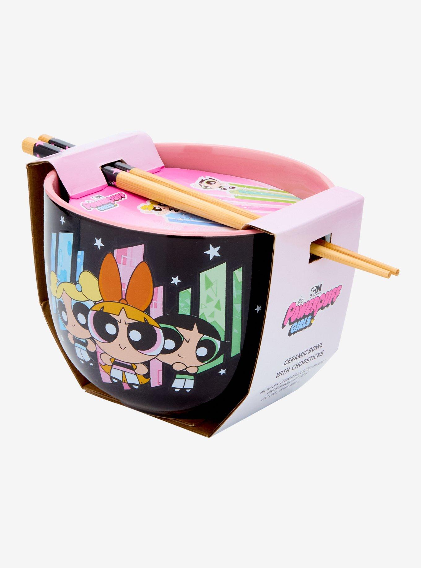The Powerpuff Girls Ramen Bowl With Chopsticks, , alternate