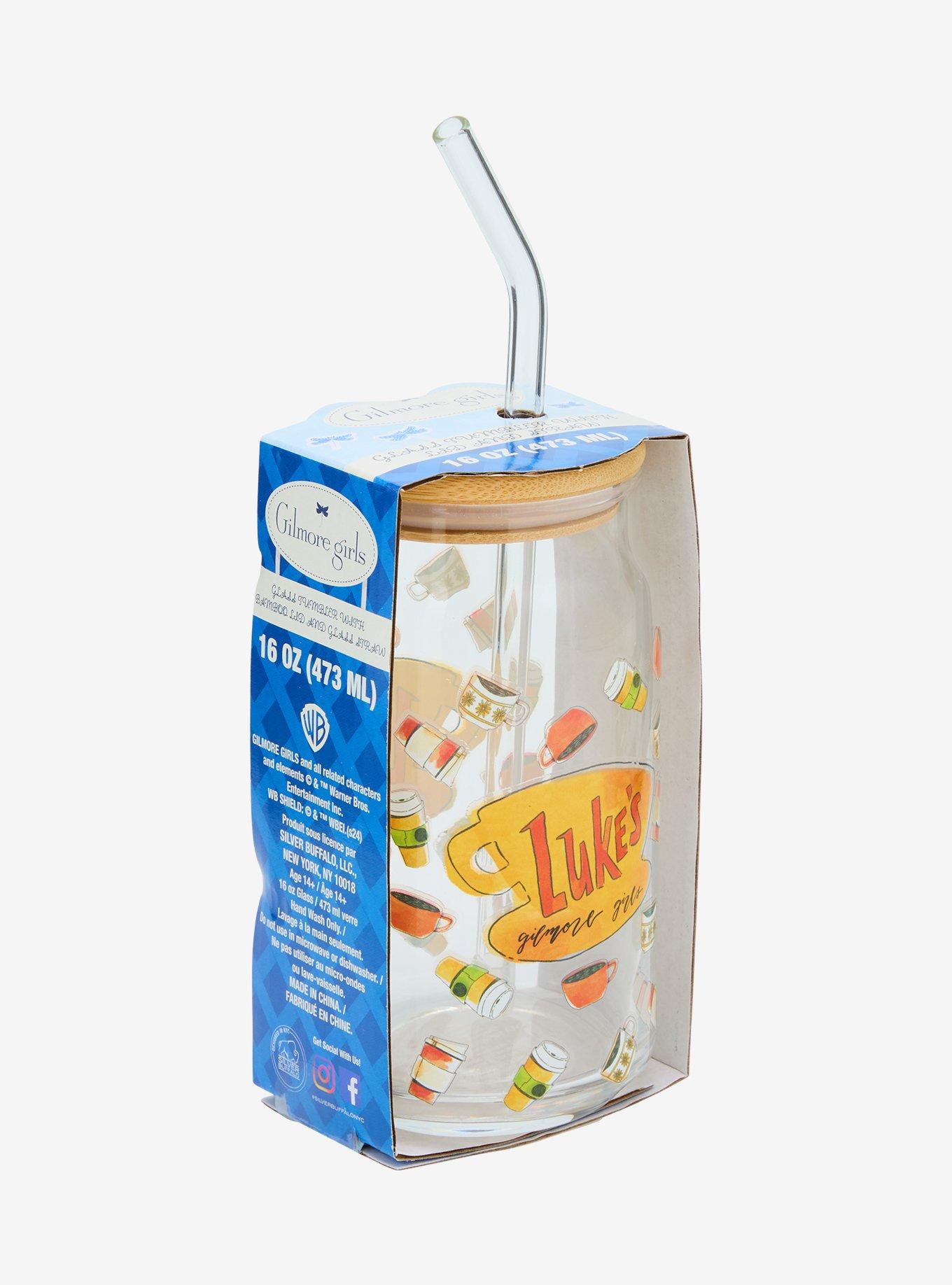 Gilmore Girls Luke's Diner Glass Cup, , alternate