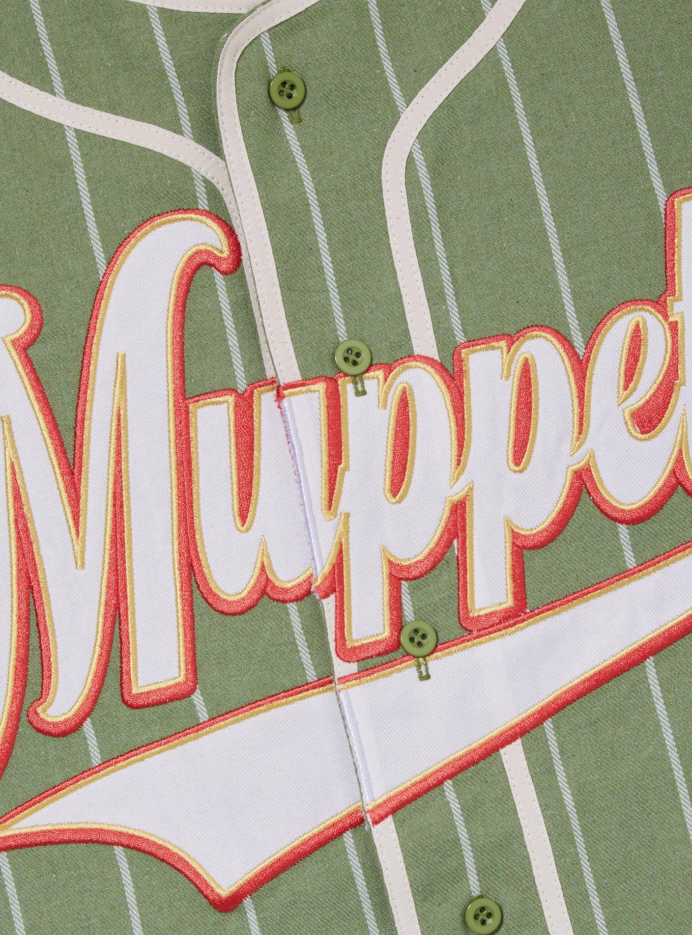 The Muppets Kermit Striped Baseball Jersey - BoxLunch Exclusive, GREEN, alternate
